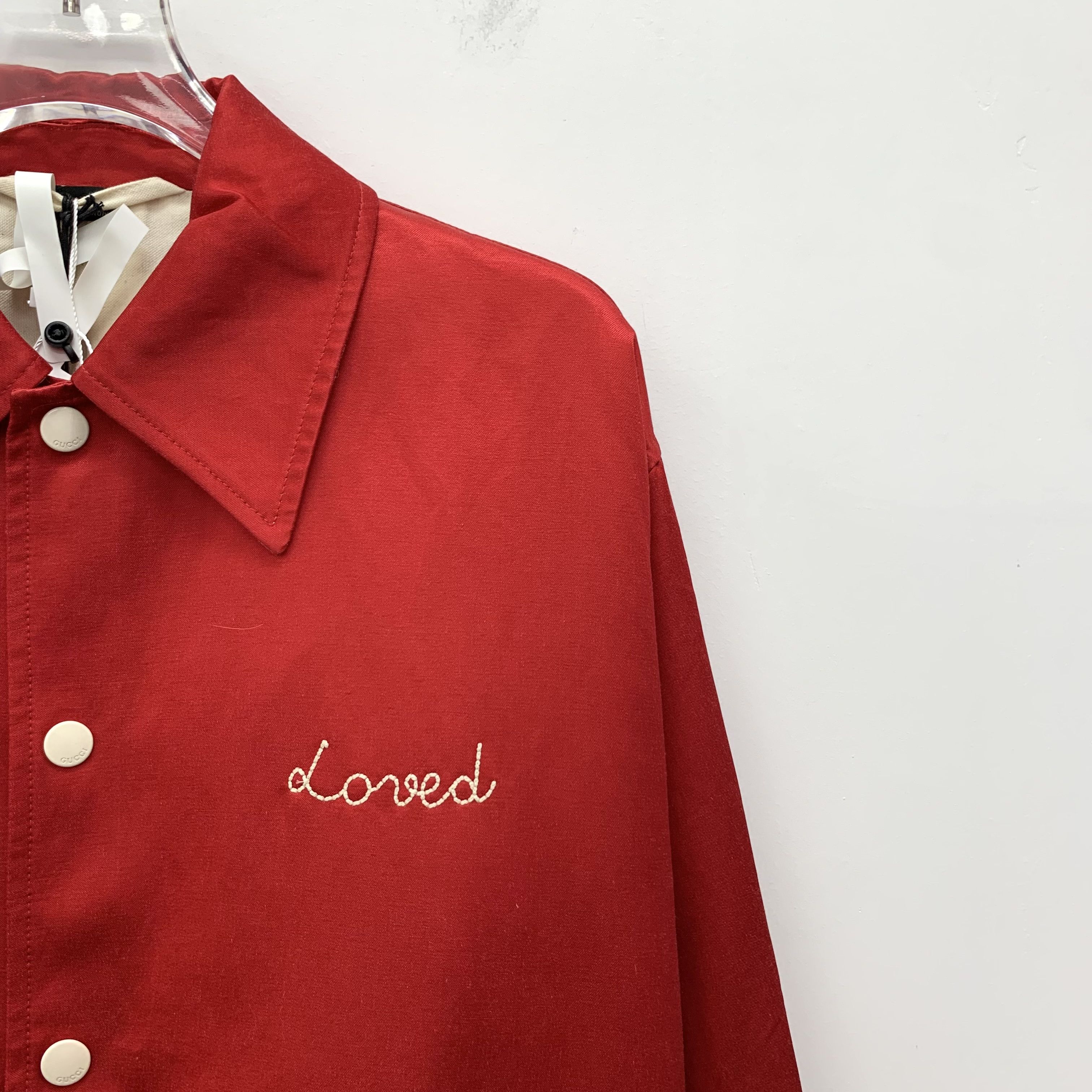 Gucci Gucci Jacket Apple Embroidery Stripe Red (Size XS) Size US XS / EU 42 / 0 - 7 Thumbnail