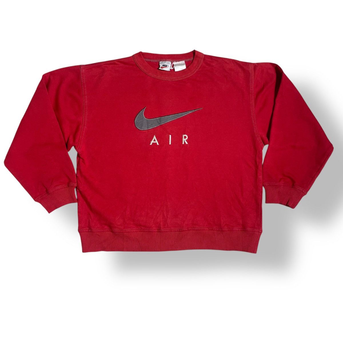 Nike × Vintage Vintage Nike Air Logo Center Boxy Skatebord Longsleeve Size US S / EU 44-46 / 1 - 1 Thumbnail