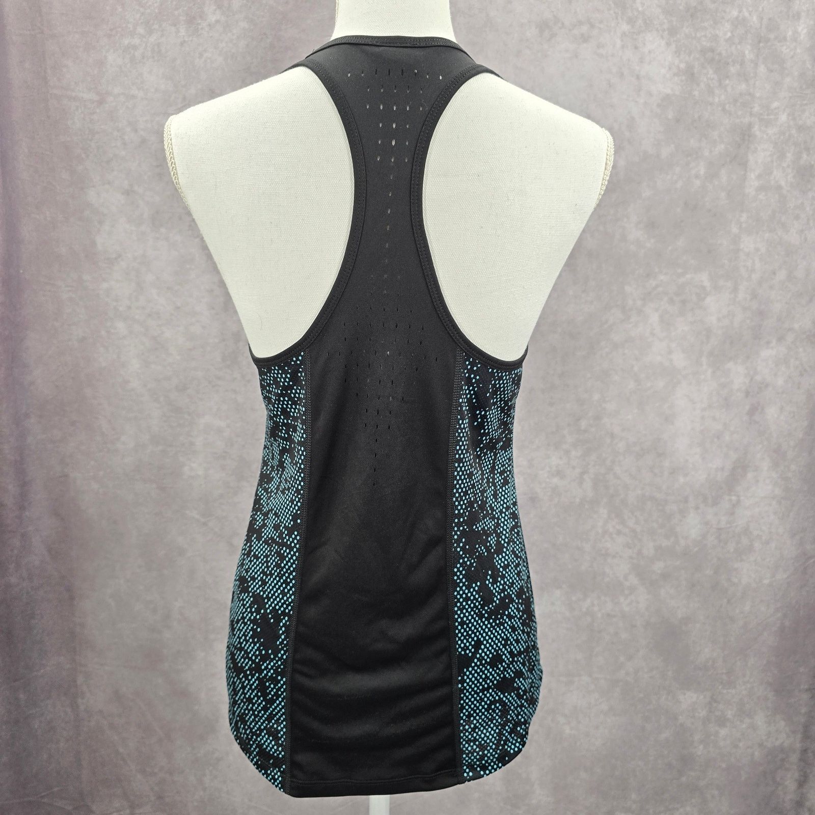 Champion Champion Black Blue Polka Dot Racerback Tank Top Small Size S / US 4 / IT 40 - 2 Thumbnail