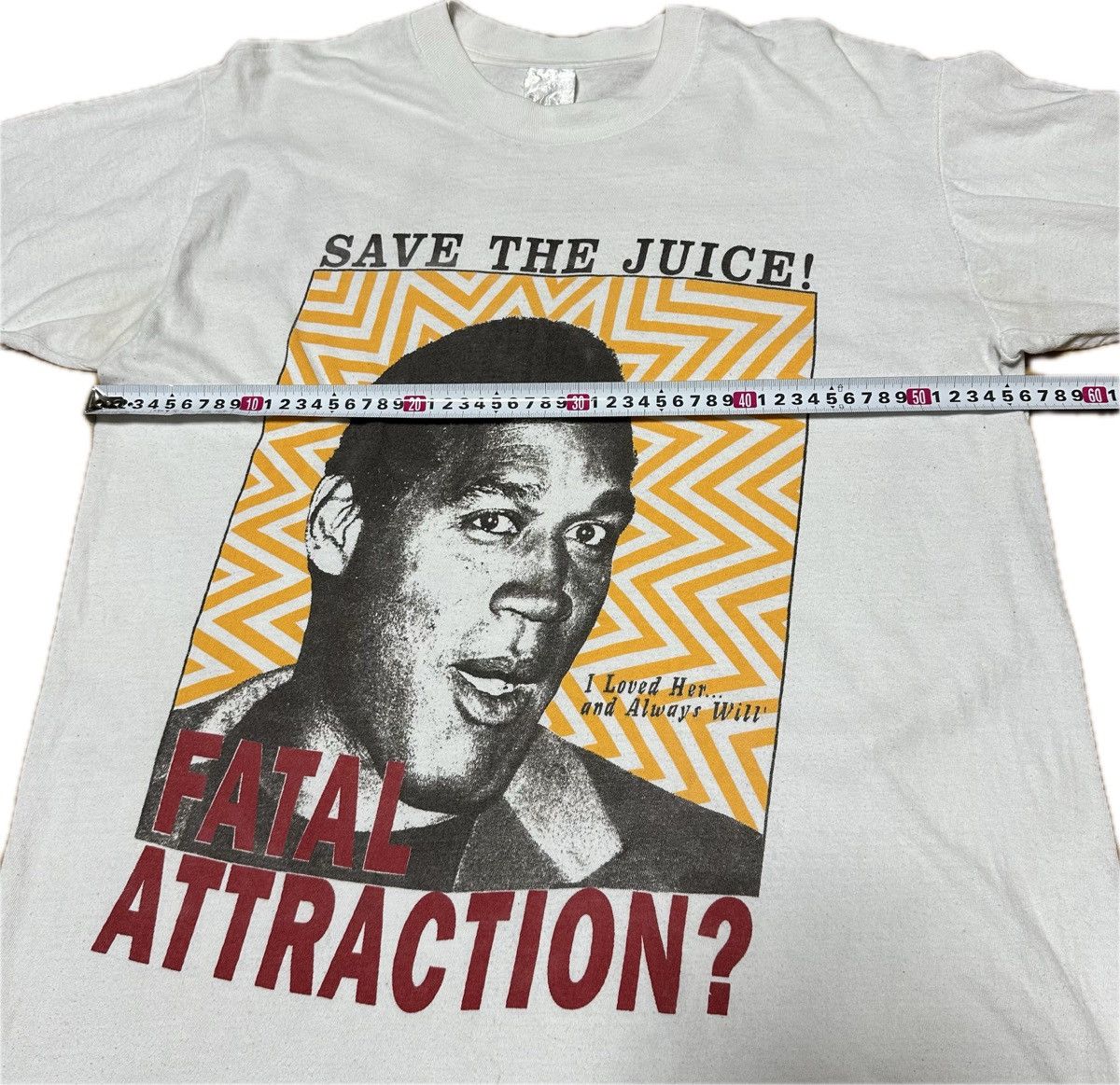 Band Tees × Vintage O.J SIMPSON white tee SAVE THE JUICE! Size US XL / EU 56 / 4 - 5 Thumbnail