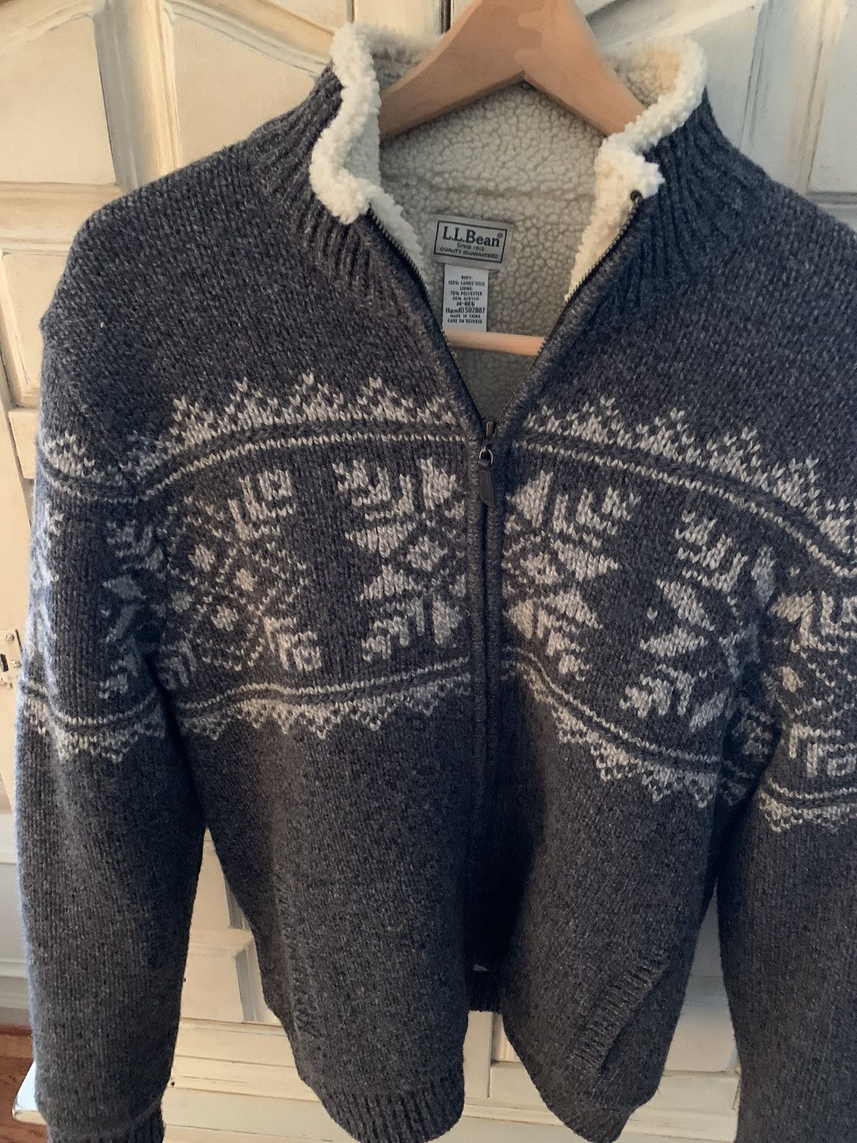 L.L. Bean LL Bean Faire Isle full zip sweater Size US M / EU 48-50 / 2 - 1 Thumbnail