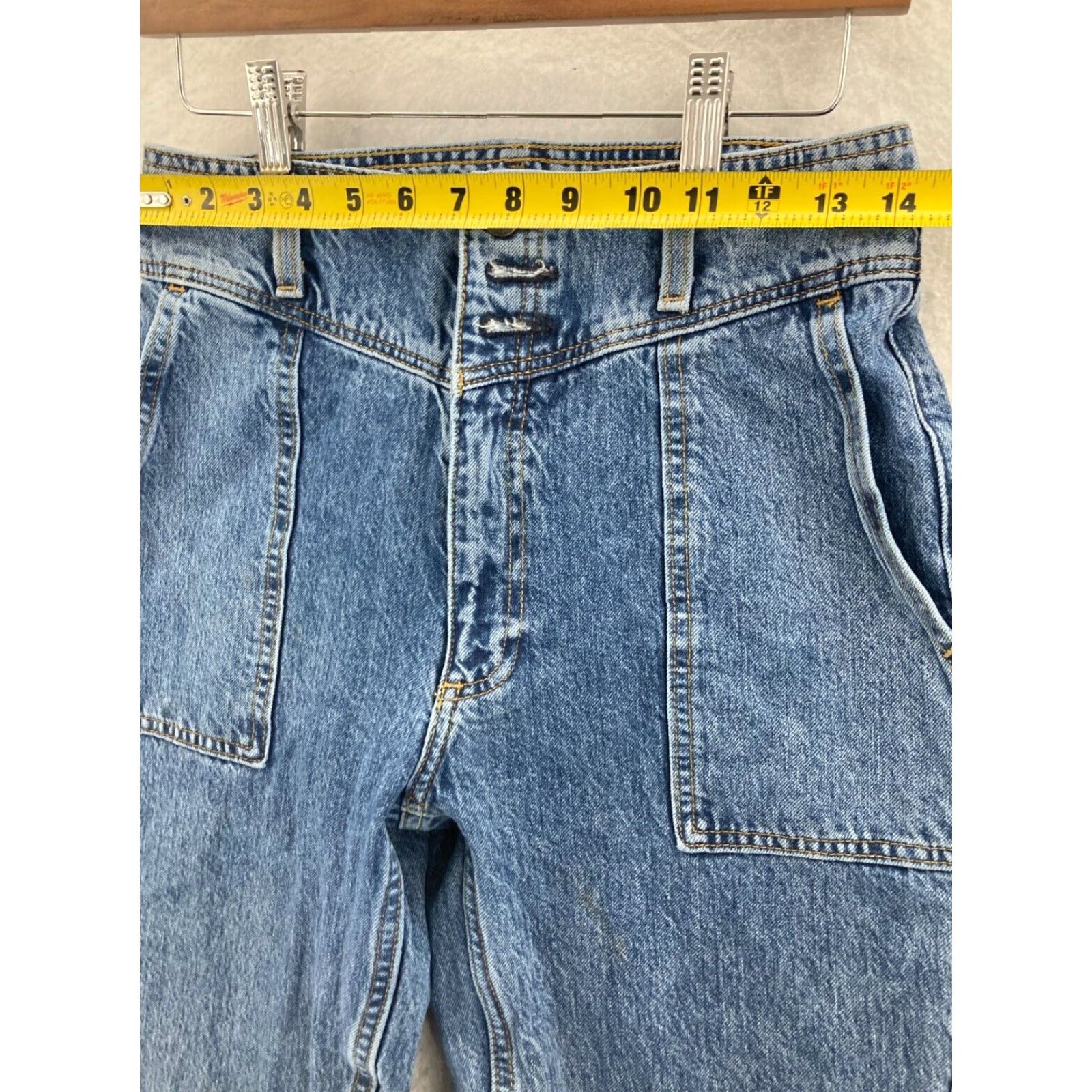 Abercrombie & Fitch VINTAGE Abercrombie & Fitch 90s Mom Jeans High Rise 26 Blue Denim Womens Size 26" / US 2 / IT 38 - 2 Thumbnail