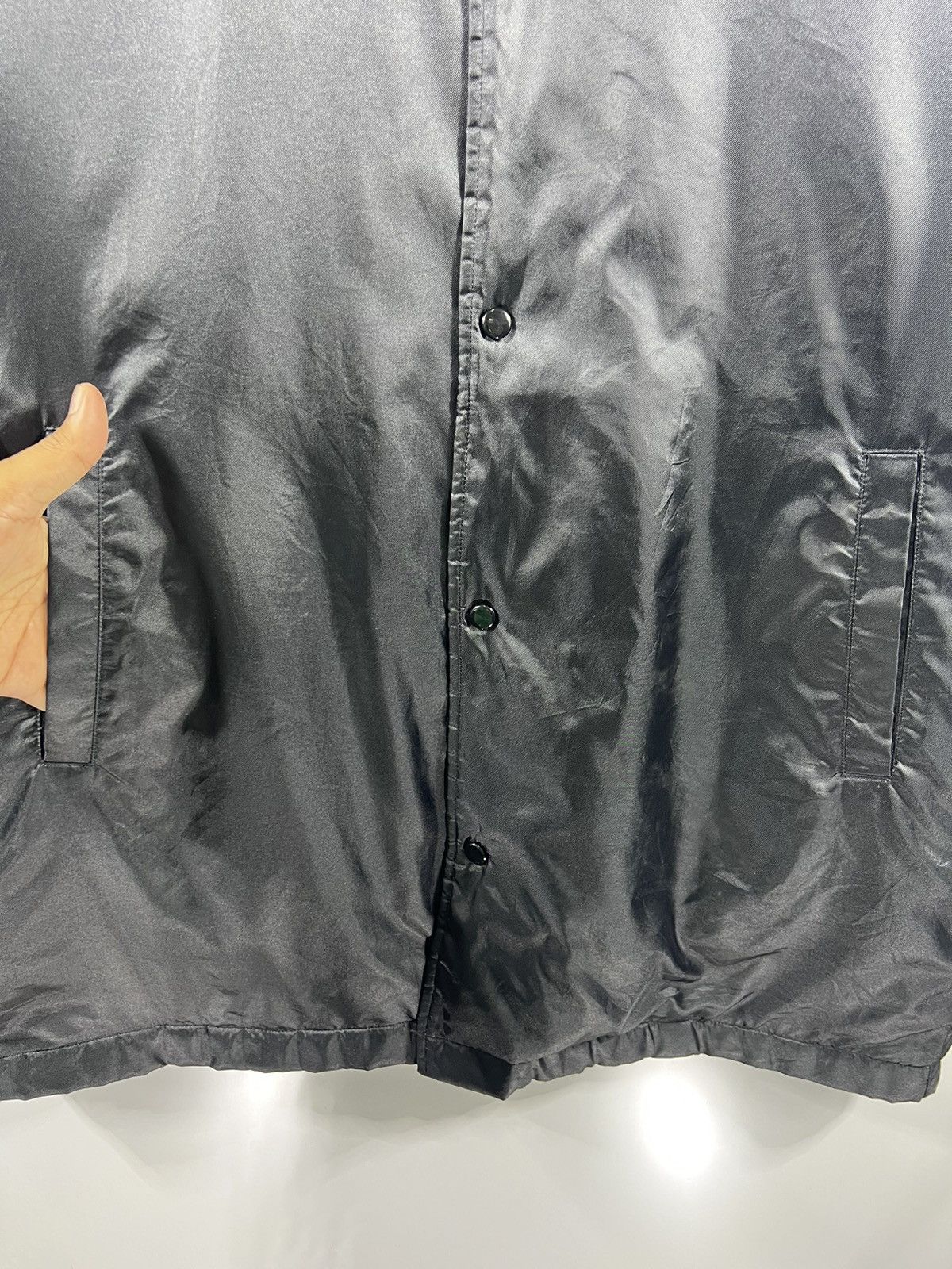 Adidas 🔥 Vtg 90's Adidas Trefoil sportwear long jacket big logo Size US L / EU 52-54 / 3 - 5 Thumbnail