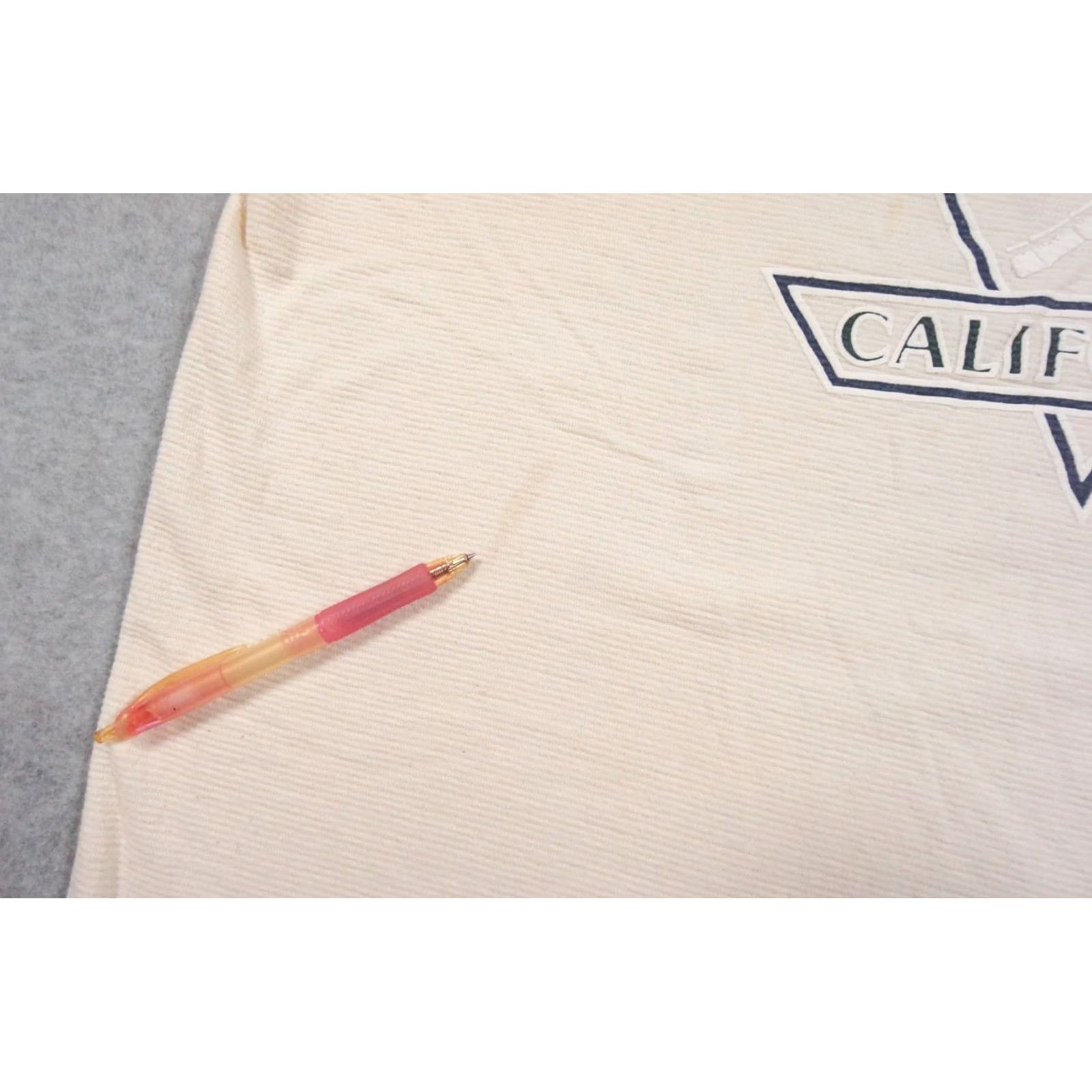 Vintage VINTAGE Cal Cru Shirt Mens XLarge Beige Crewneck 90s Single Stitch Tee Palm Springs USA Size US XL / EU 56 / 4 - 4 Thumbnail