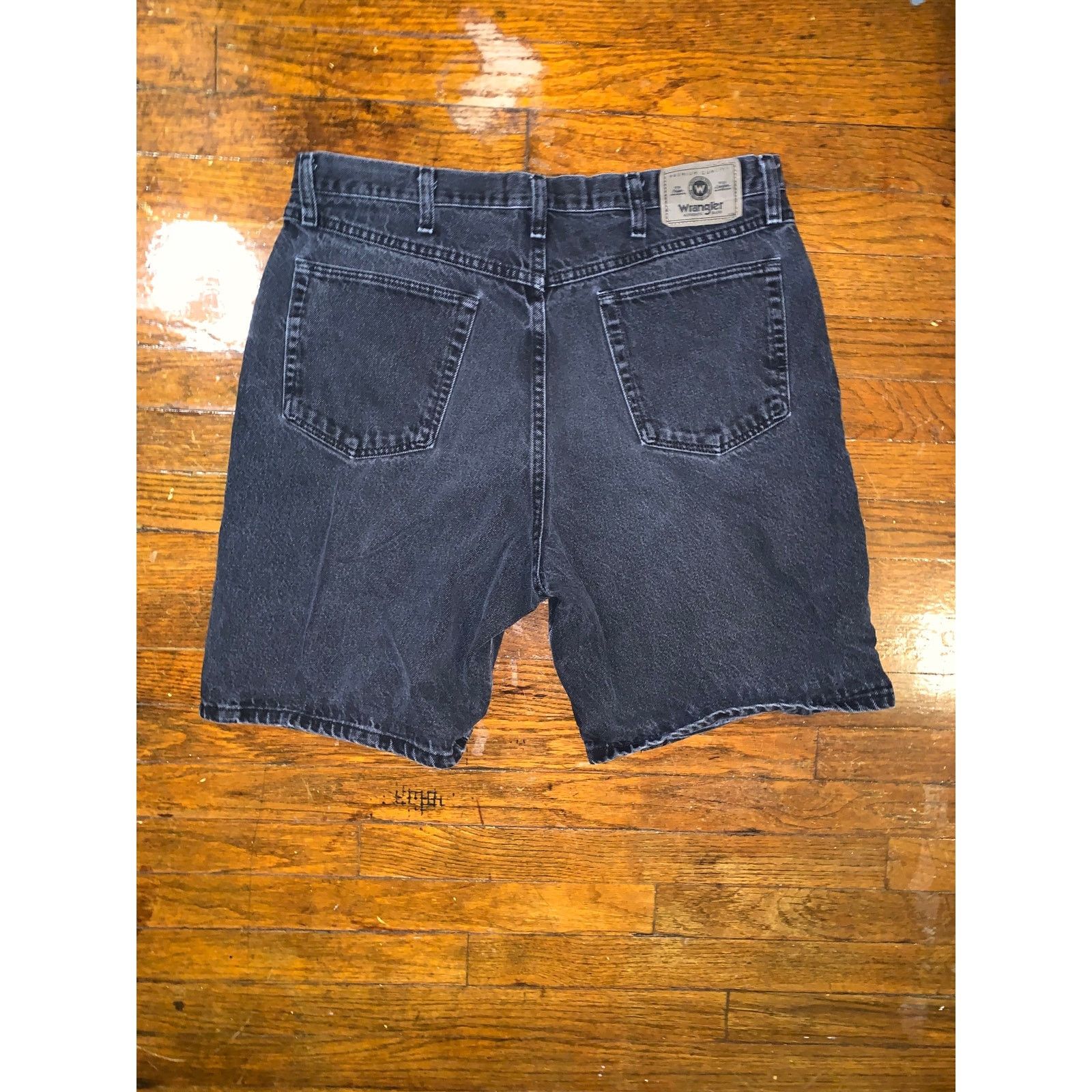 Vintage × Wrangler Wrangler Black Denim Jean Shorts Mens Size 36 Jorts Mexico Size US 36 / EU 52 - 6 Thumbnail