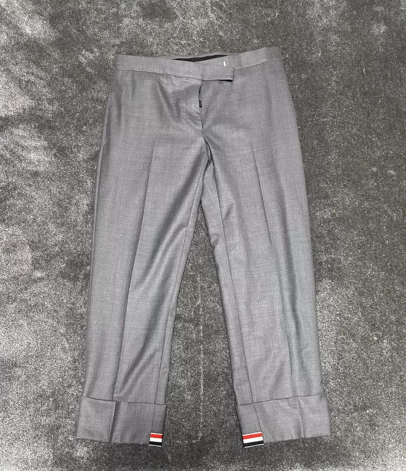 Thom Browne Thom BrowneMedium gray men's trousers version suit trouser Size 26" / US 2 / IT 38 - 1 Thumbnail
