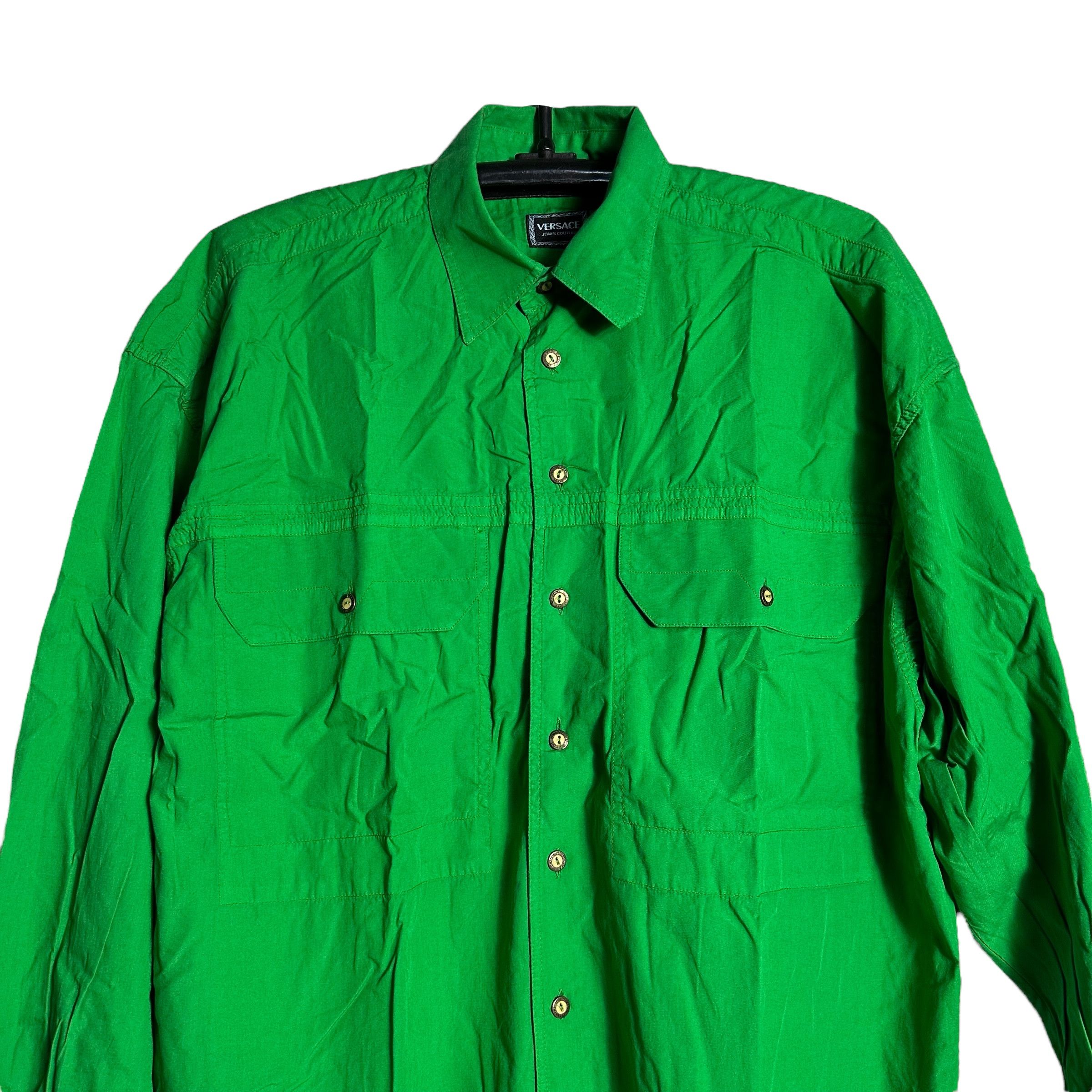 Versace Jeans Couture 🔥RARE🔥Versace Jeans Couture Button Up Shirt Made in Italy Size US S / EU 44-46 / 1 - 2 Thumbnail