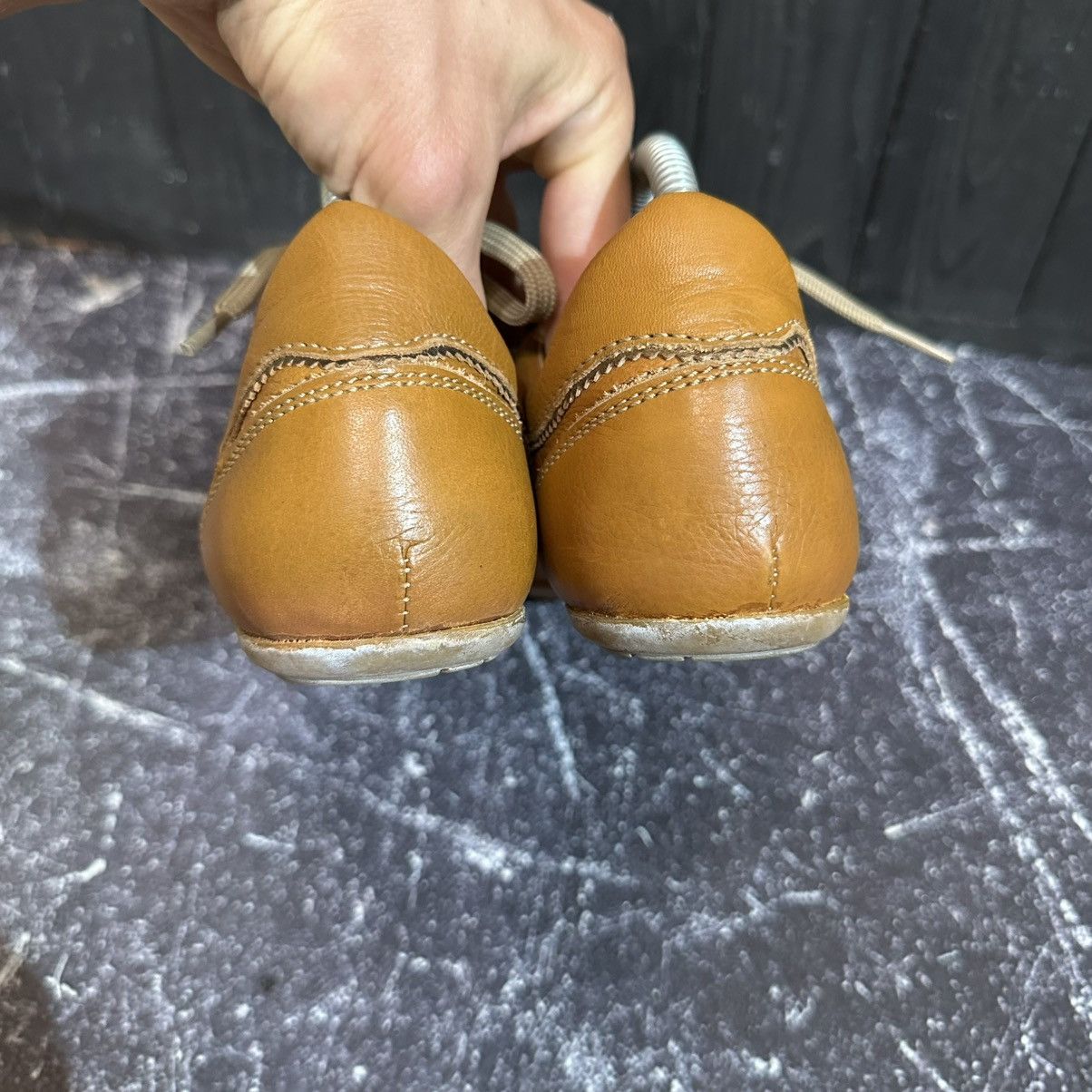 Massimo Dutti × Vintage Massimo Dutti Vintage Brown Women’s Lather Sneakers size 38 Size US 8 / IT 38 - 7 Thumbnail