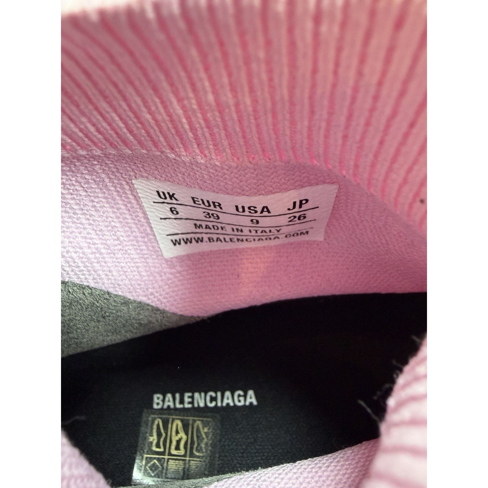 Balenciaga Size 39EU/9W - Balenciaga Pink Translucent Sole Speed Size US 9 / IT 39 - 8 Thumbnail