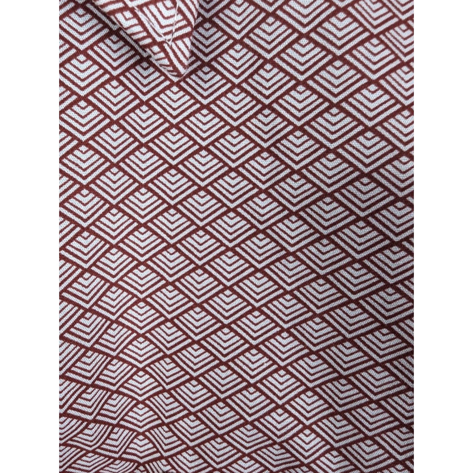 Wrangler VINTAGE Wrangler Wrancher Red Geometric Pearl Snap Western Long Sleeve Shirt Men’s 2XL Size US XXL / EU 58 / 5 - 3 Thumbnail