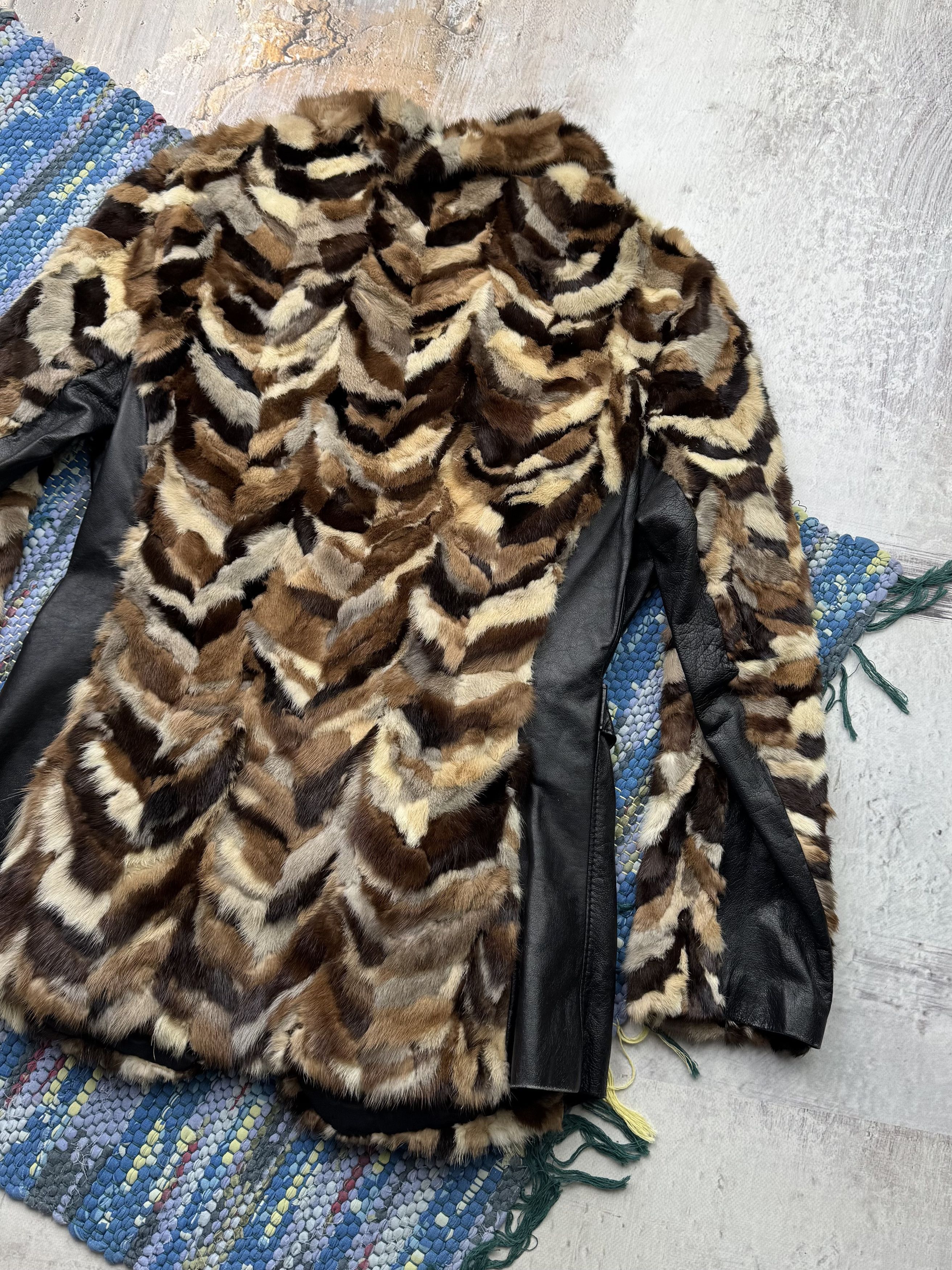 Vintage Vintage Hybrid Jacket With Real Fur and Leather A601D15 Size M / US 6-8 / IT 42-44 - 11 Thumbnail