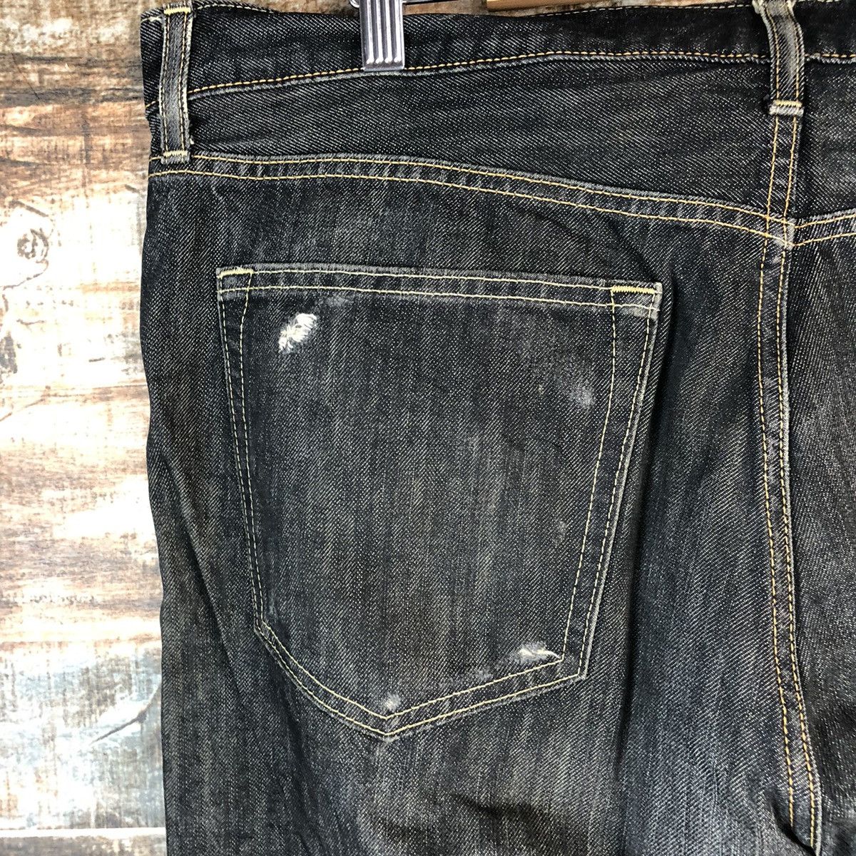Uniqlo DL Uniqlo Jeans Black Distressed Denim Pants #C156 Size US 38 / EU 54 - 16 Thumbnail