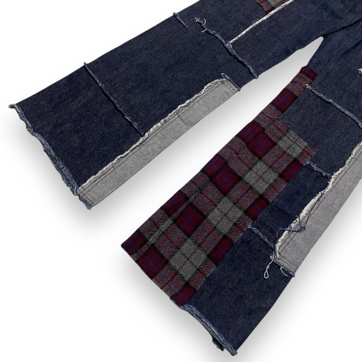 Japanese Brand ORIGINAL FLARE PATCHWORK SHINJI ABE BETTY (30×40) Size US 30 / EU 46 - 5 Thumbnail