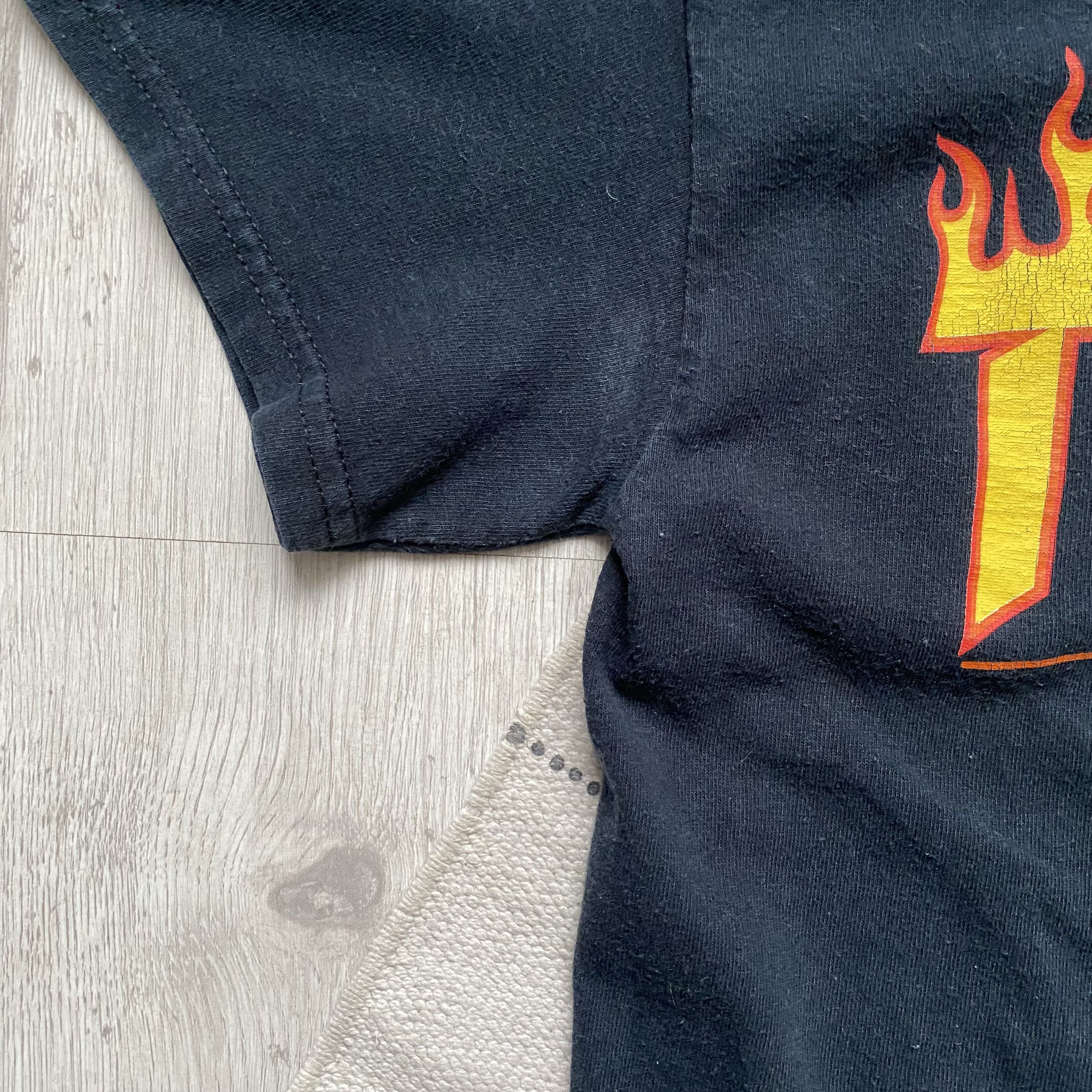 Thrasher 🛹 Vintage Faded THRASHER Tee Skateboard Surf Size US XS / EU 42 / 0 - 7 Thumbnail