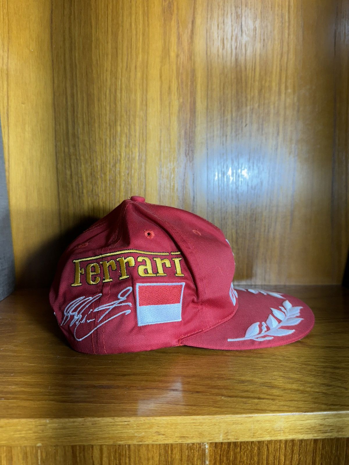 Vintage Vintage Ferrari Dekra Schumacher Hat Size ONE SIZE - 3 Thumbnail