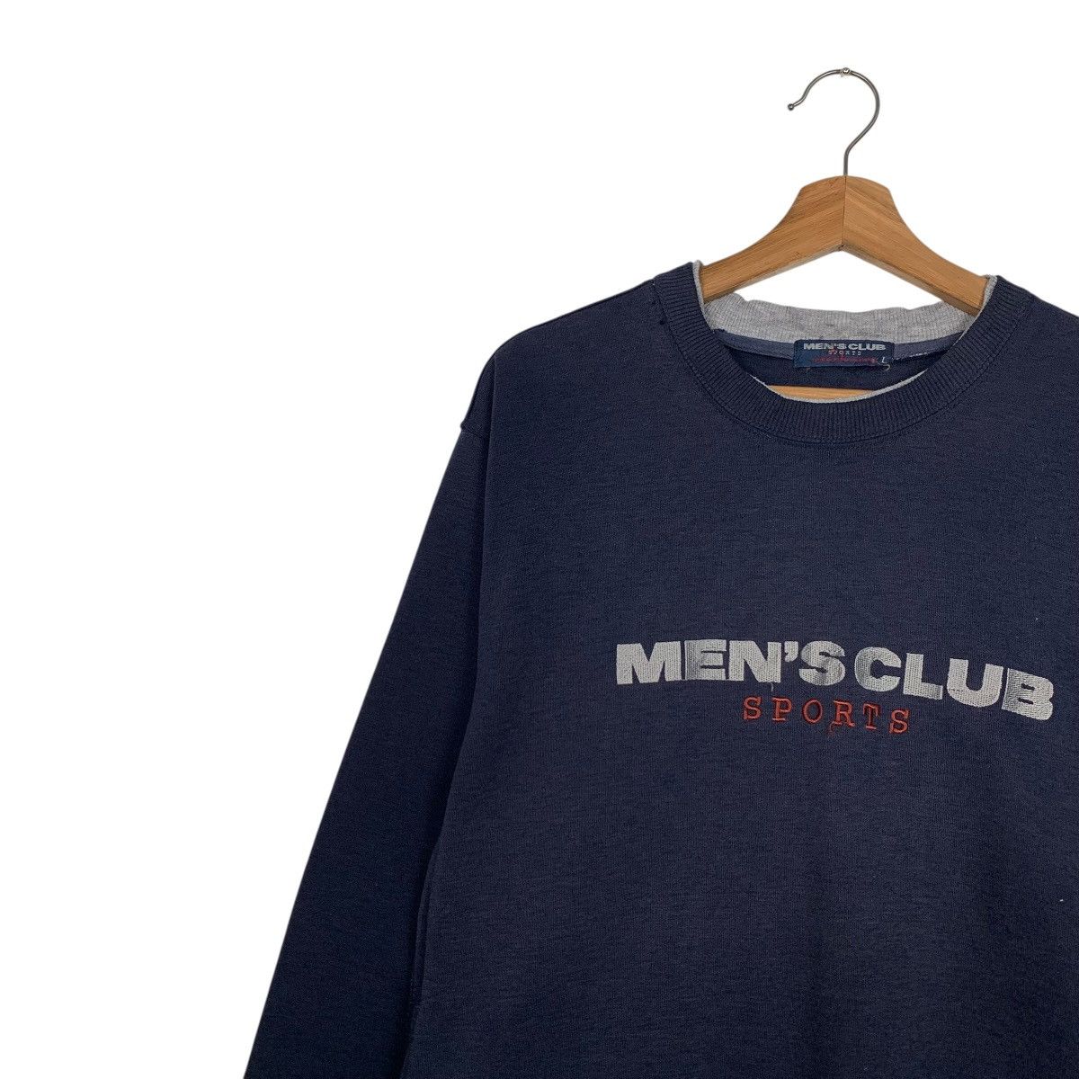 Vintage Vintage 90s MEN’S CLUB SPORTS Big Logo Sweatshirt #3542-C162 Size US L / EU 52-54 / 3 - 3 Thumbnail