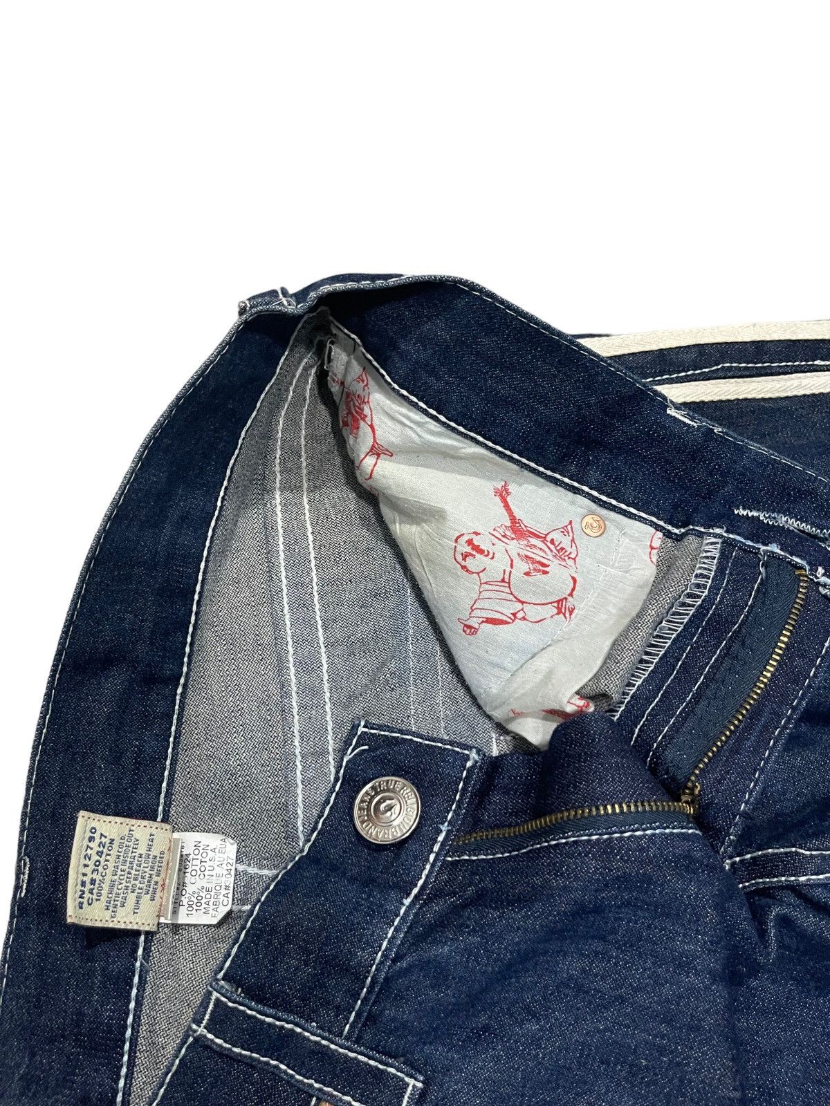 Other Vintage True Religion Billy Super T Denim Jeans Size US 35 - 14 Thumbnail