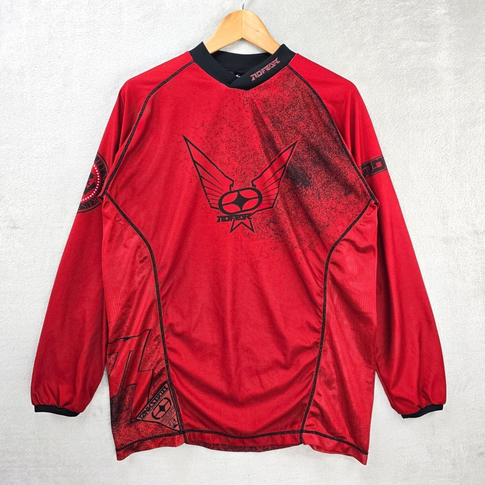 No Fear No Fear Motocross Jersey Small MX Division Tank Series Y2k Size US S / EU 44-46 / 1 - 1 Thumbnail