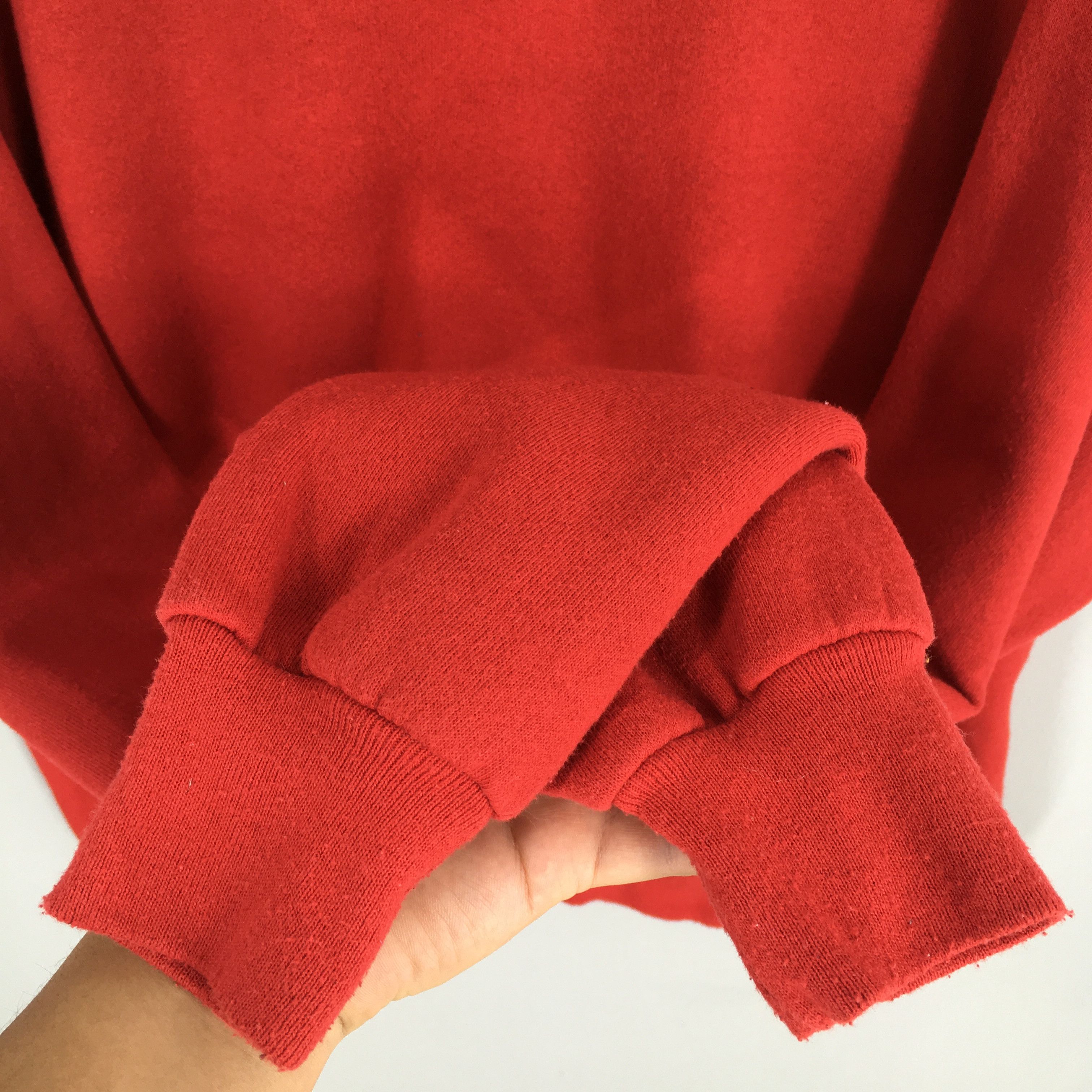 Jerzees Vintage 90s Jerzees Usa Red Chilli Sweatshirt 2XLarge Size US XXL / EU 58 / 5 - 6 Thumbnail