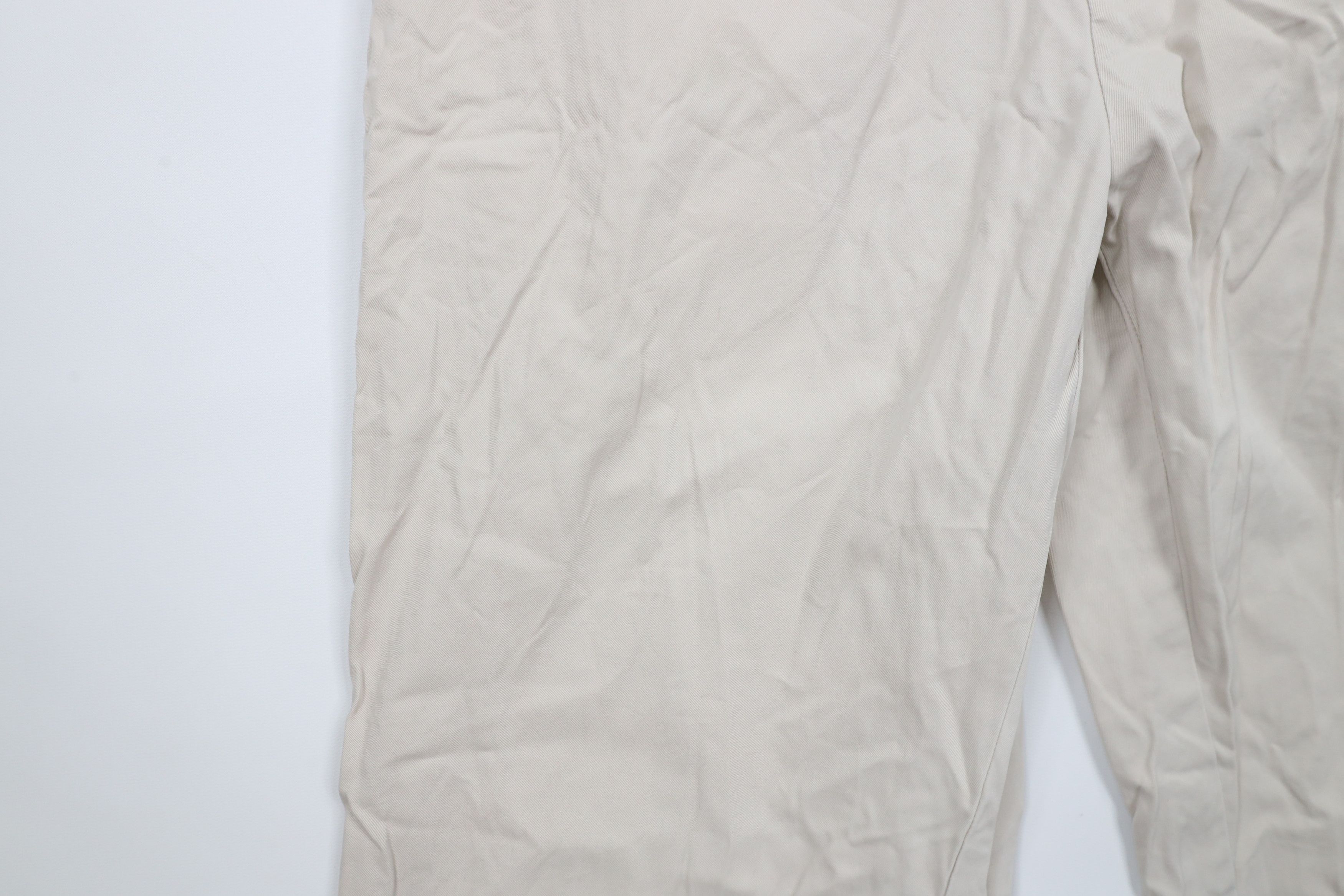 Ralph Lauren × Vintage Vintage 90s Ralph Lauren Front Wide Leg Chino Pants Beige Size US 34 / EU 50 - 8 Thumbnail