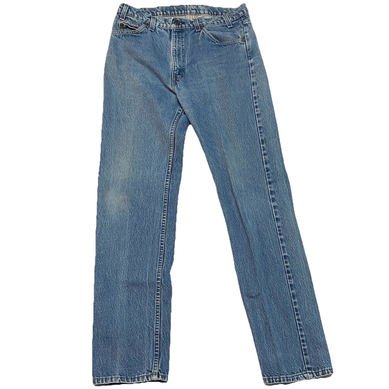 Levi's Vtg Levis Jeans Mens W36xL34 Orange Tab USA 80s Blue Denim Size US 36 / EU 52 - 5 Thumbnail