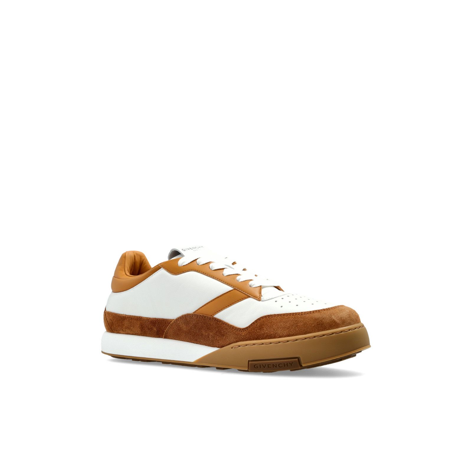 Givenchy GIVENCHY Brown Leather Sports Sneakers New & Authentic (Men' Size US 13 / EU 46 - 2 Thumbnail