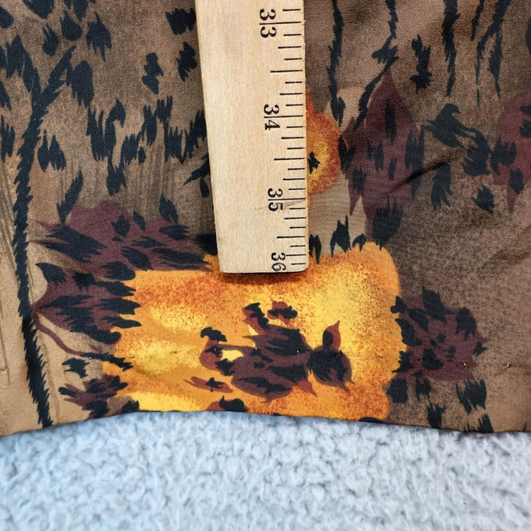 Vintage Dressbarn Women Plus 14 Knee Length Sleeveless Fit & Flare Party Cocktail Brown Polyester Dress Size XL / US 12-14 / IT 48-50 - 3 Thumbnail