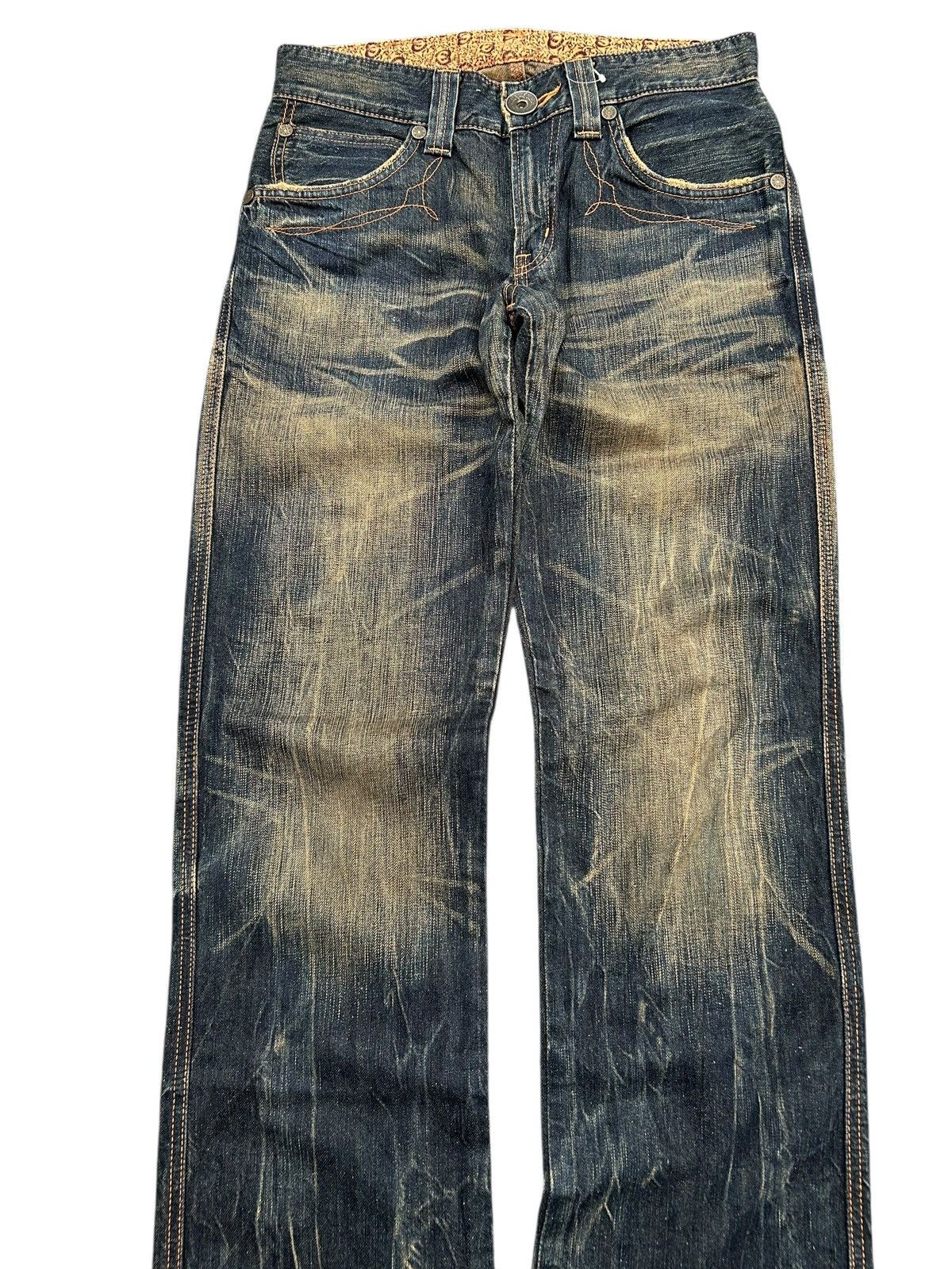Edwin × Japanese Brand × Jean Vintage Edwin BTZ503 Rusty Mudwash Japanese Denim Jeans Size US 30 / EU 46 - 6 Thumbnail