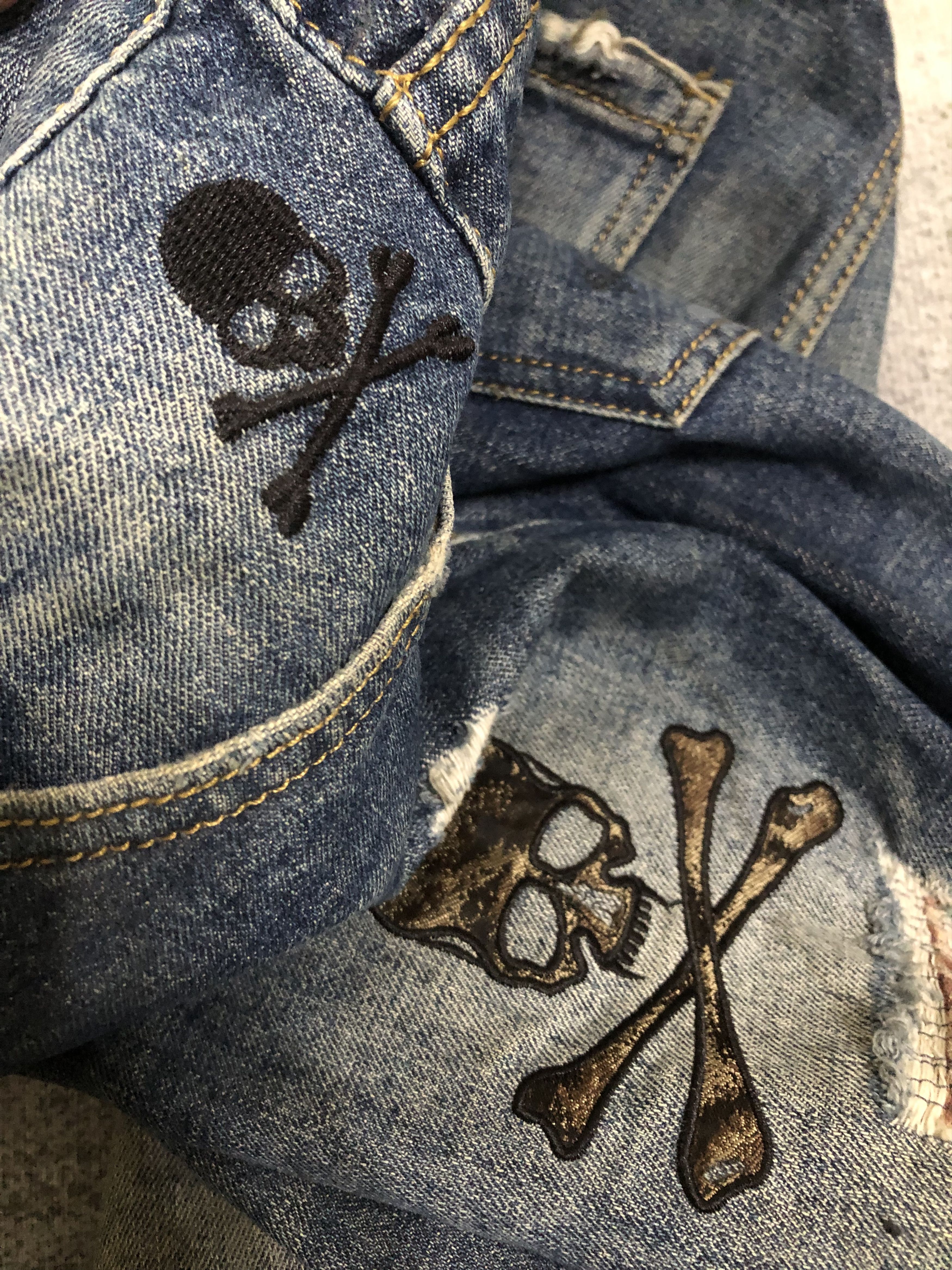 Japanese Brand Roen skull punk studed distresseed japanese brand jeans Size US 30 / EU 46 - 11 Thumbnail