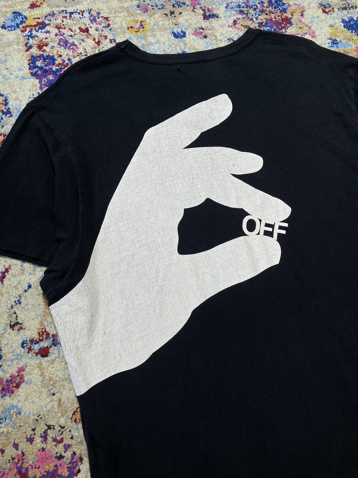 Off-White Off-White c/o Virgil Abloh Mirror Mirror Finger Graphic Tees Size US L / EU 52-54 / 3 - 7 Thumbnail