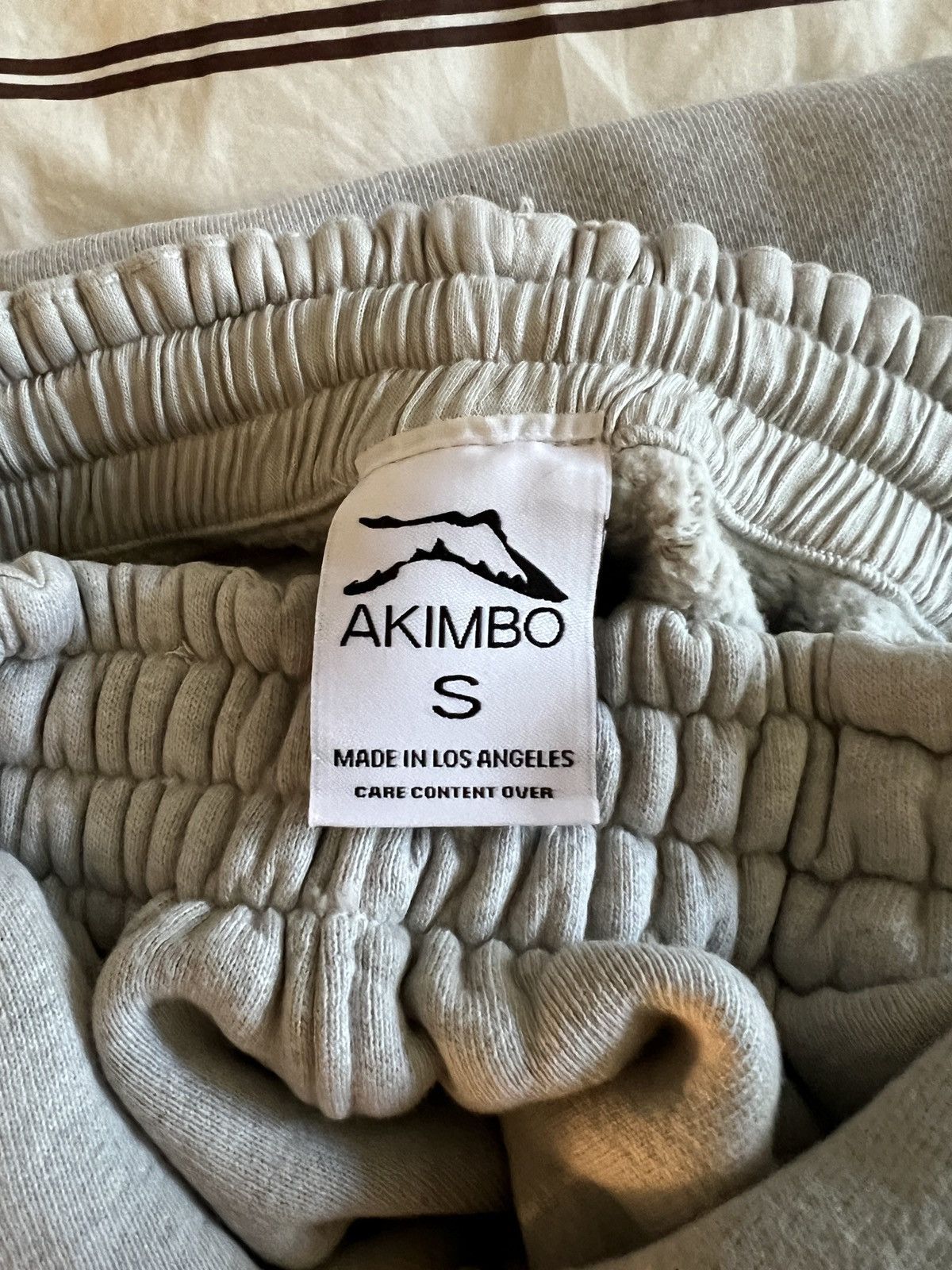 Akimbo Club Akimbo Straight Leg Sweatpants Heather Grey - Small Size US 29 - 4 Thumbnail