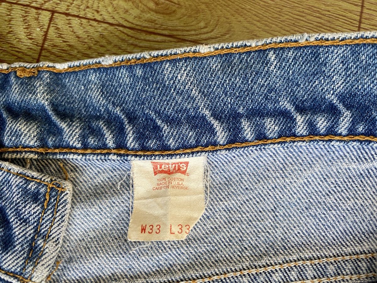 Levi's Vintage Levis Lot 517 Bootcut USA Distressed Jeans 1990s Size US 33 - 13 Thumbnail