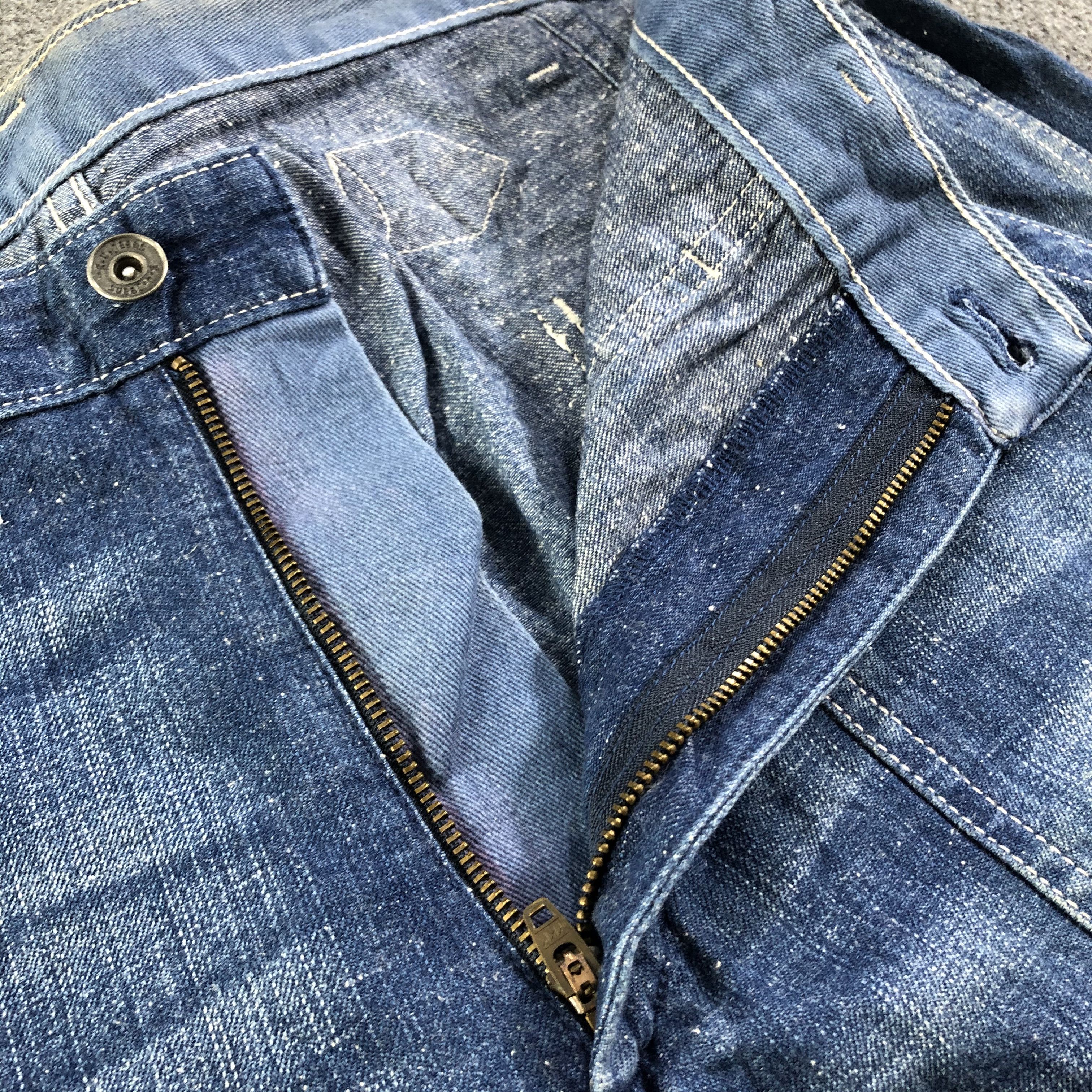 Japanese Brand Japanese Brand GU Jeans Blue Wash Denim -J2774 Size US 36 / EU 52 - 6 Thumbnail