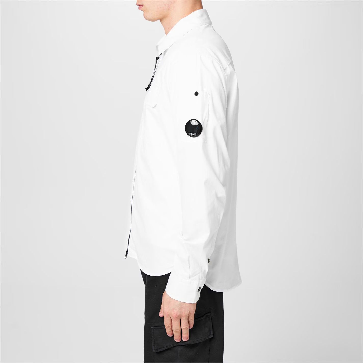 C.P. Company o1g2r1mq0426 Gabardine Lens Cotton Long Sleeve Overshirt Size US XL / EU 56 / 4 - 5 Thumbnail