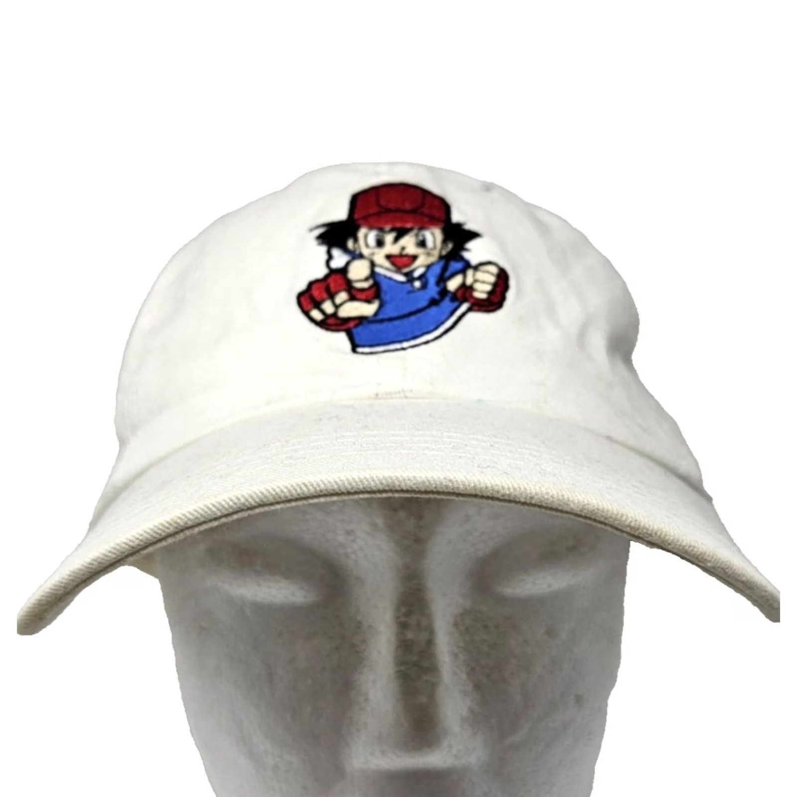 Vintage DYC Mini Meet Hat Cap Strap Back One Size White Anime Mens Baseball Size ONE SIZE - 2 Thumbnail