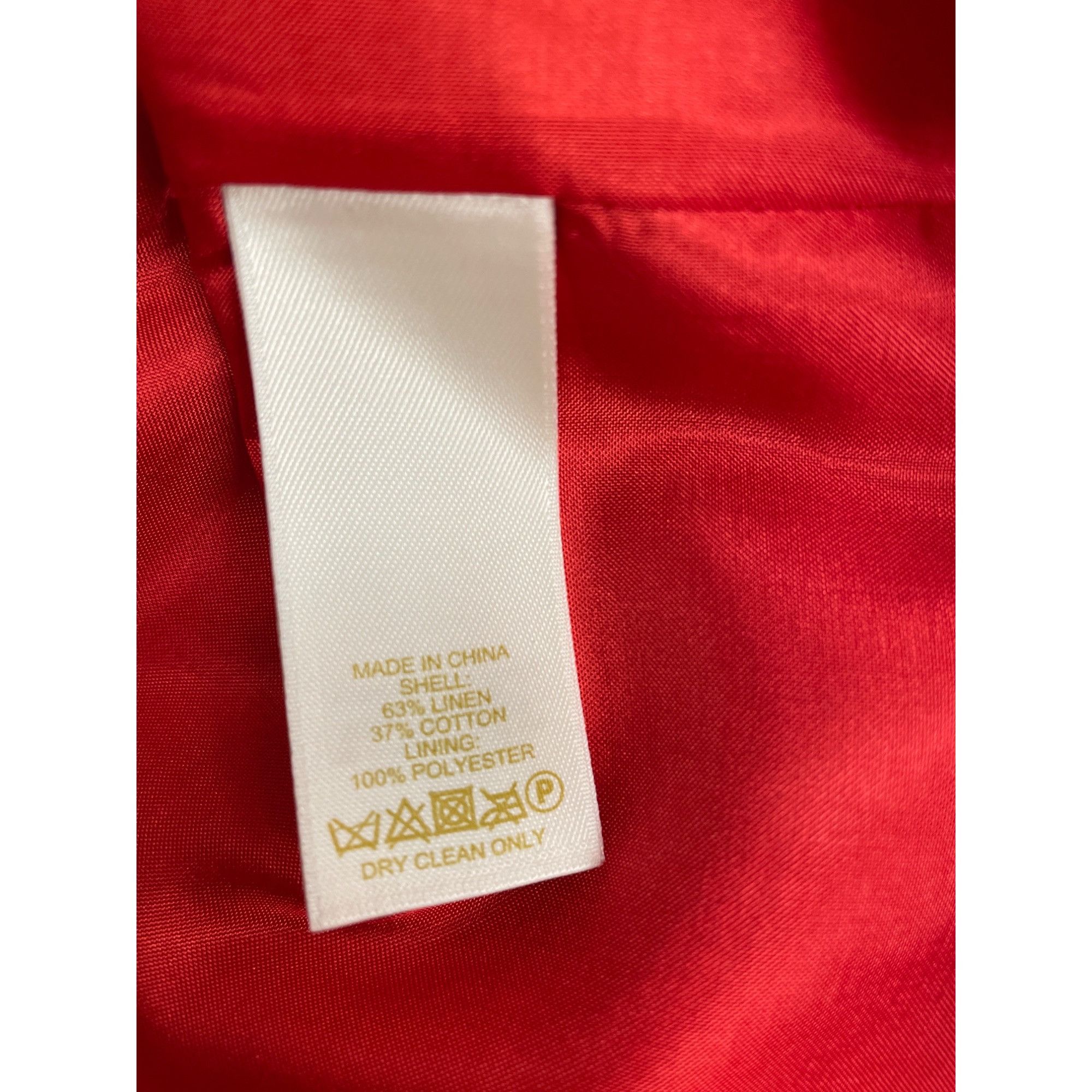 Kate Spade Kate Spade Red Dress with Cream Trip at top and bottom Size Size XS / US 0-2 / IT 36-38 - 5 Thumbnail