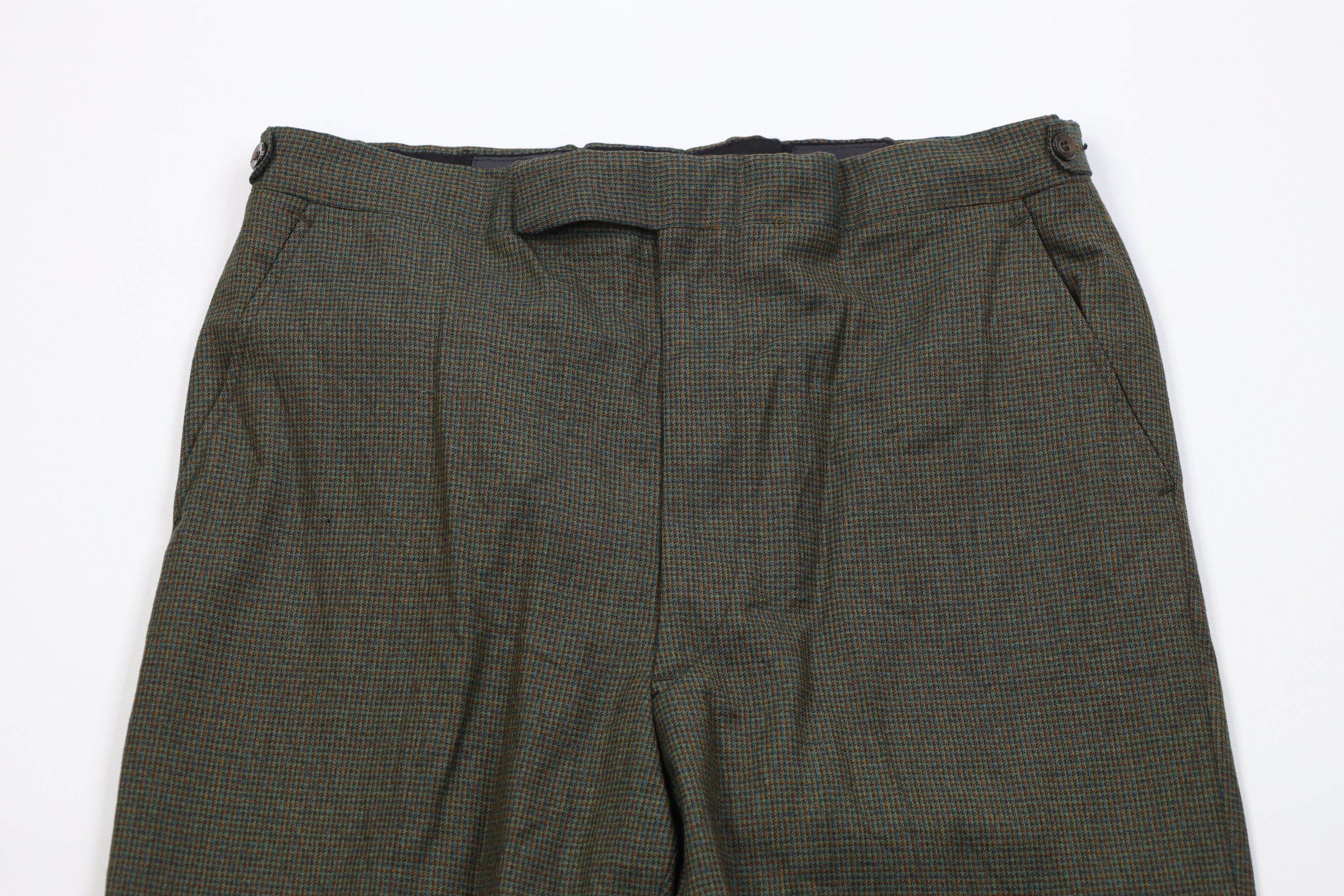 Vintage Vintage 50s Streetwear Wool Knit Chino Pants Houndstooth USA Size US 34 / EU 50 - 2 Thumbnail