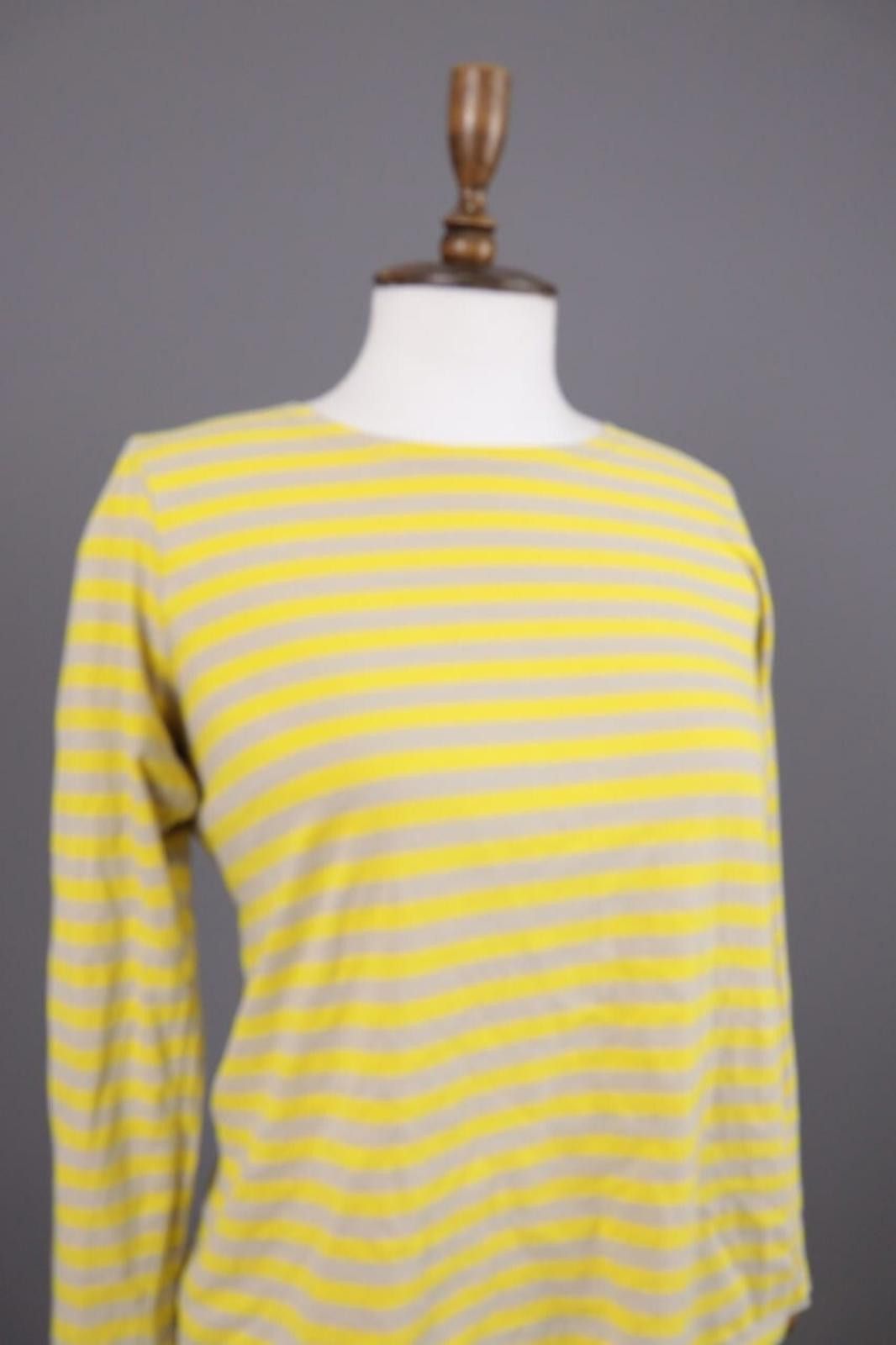 Designer Gudrun Sjorden Yellow Striped Tunic Shirt Size Size S Size M / US 6-8 / IT 42-44 - 5 Thumbnail