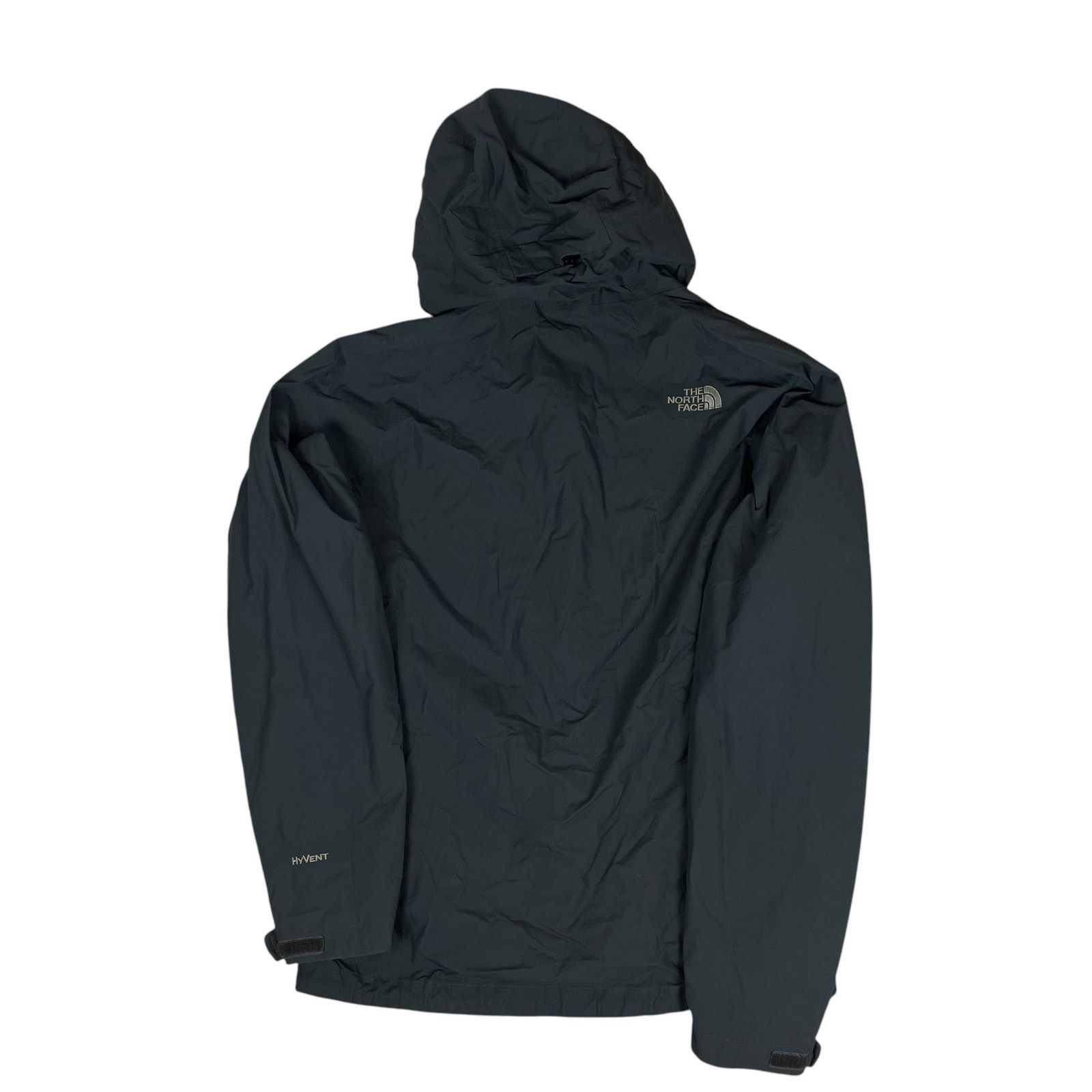 The North Face × Vintage The North Face Hyvent Mens Gray Hooded Full Zip Jacket Small Size US S / EU 44-46 / 1 - 9 Thumbnail