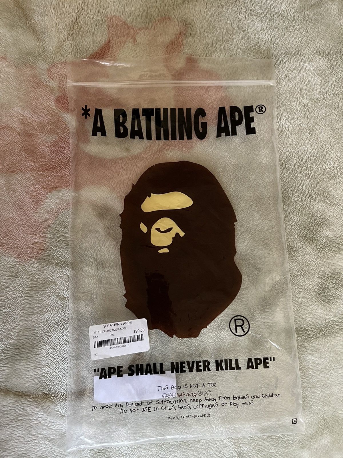 Bape Bape College Tee (FW25) Size US L / EU 52-54 / 3 - 9 Thumbnail