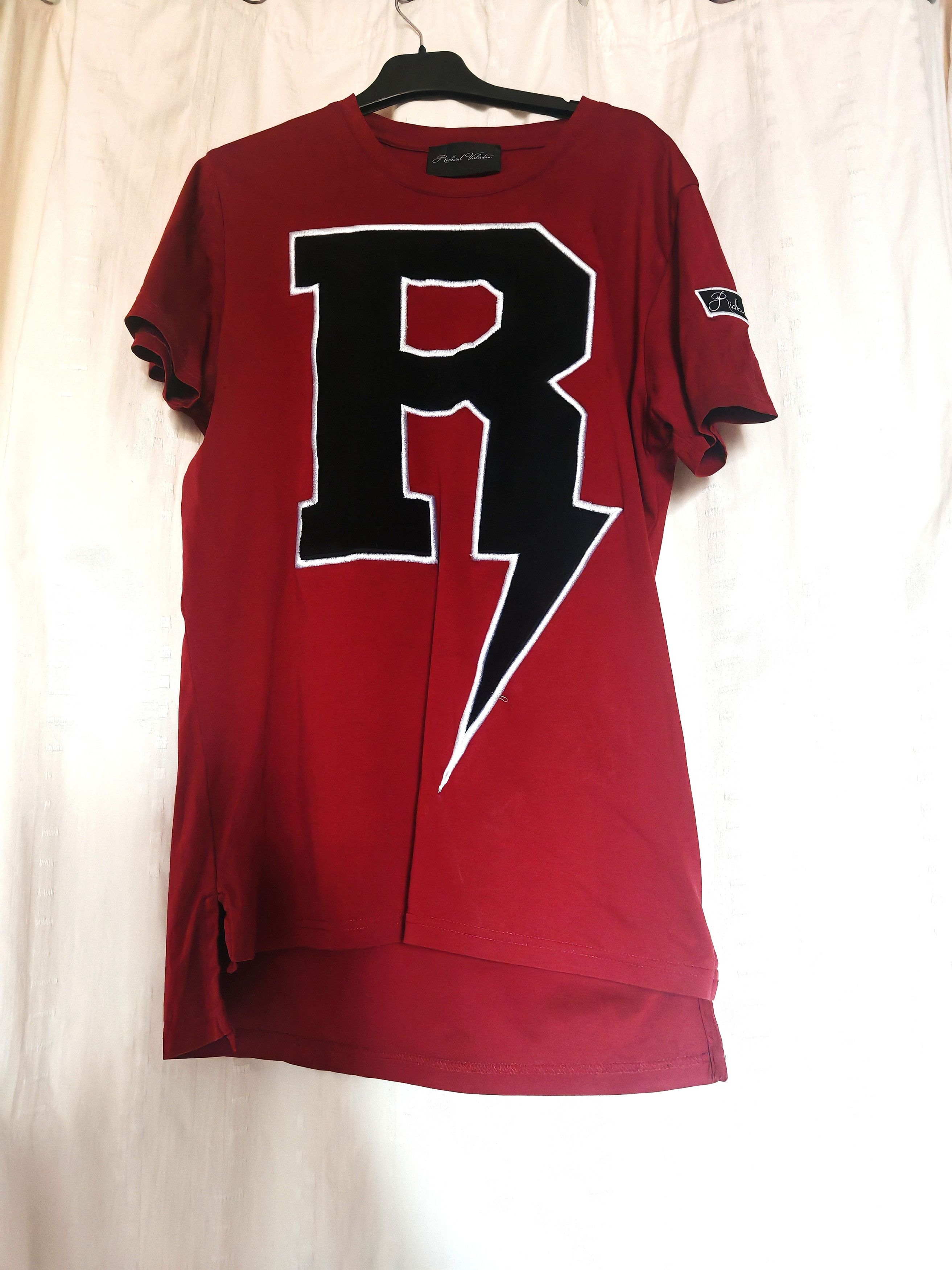 Designer Richard Valentine Thunderbolt Logo T-Shirt Trashed Size US S / EU 44-46 / 1 - 8 Thumbnail