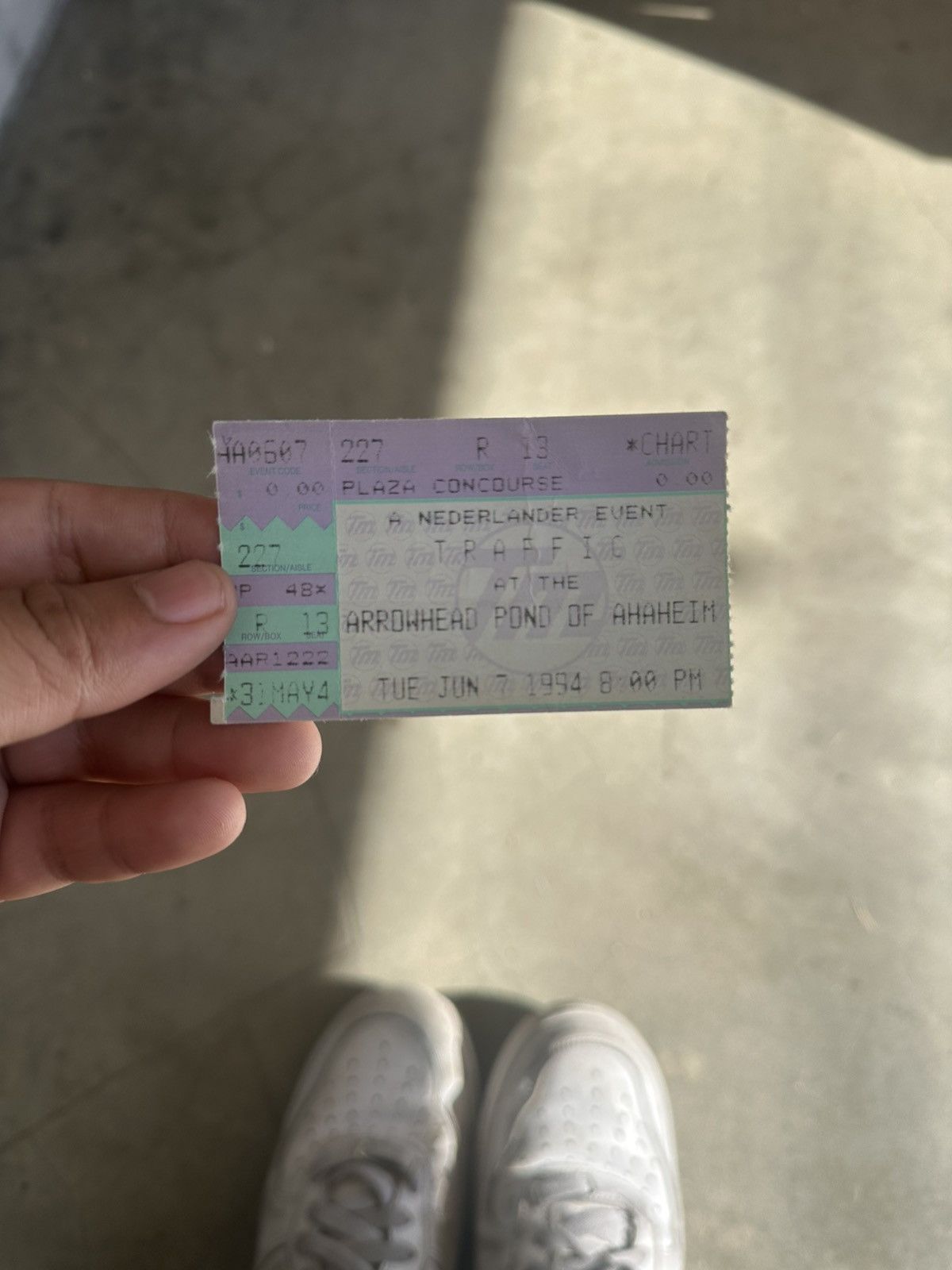 Metallica 1994 Traffic Arrowhead Pond Anaheim Concert Ticket Stub Musi Size ONE SIZE - 1 Thumbnail