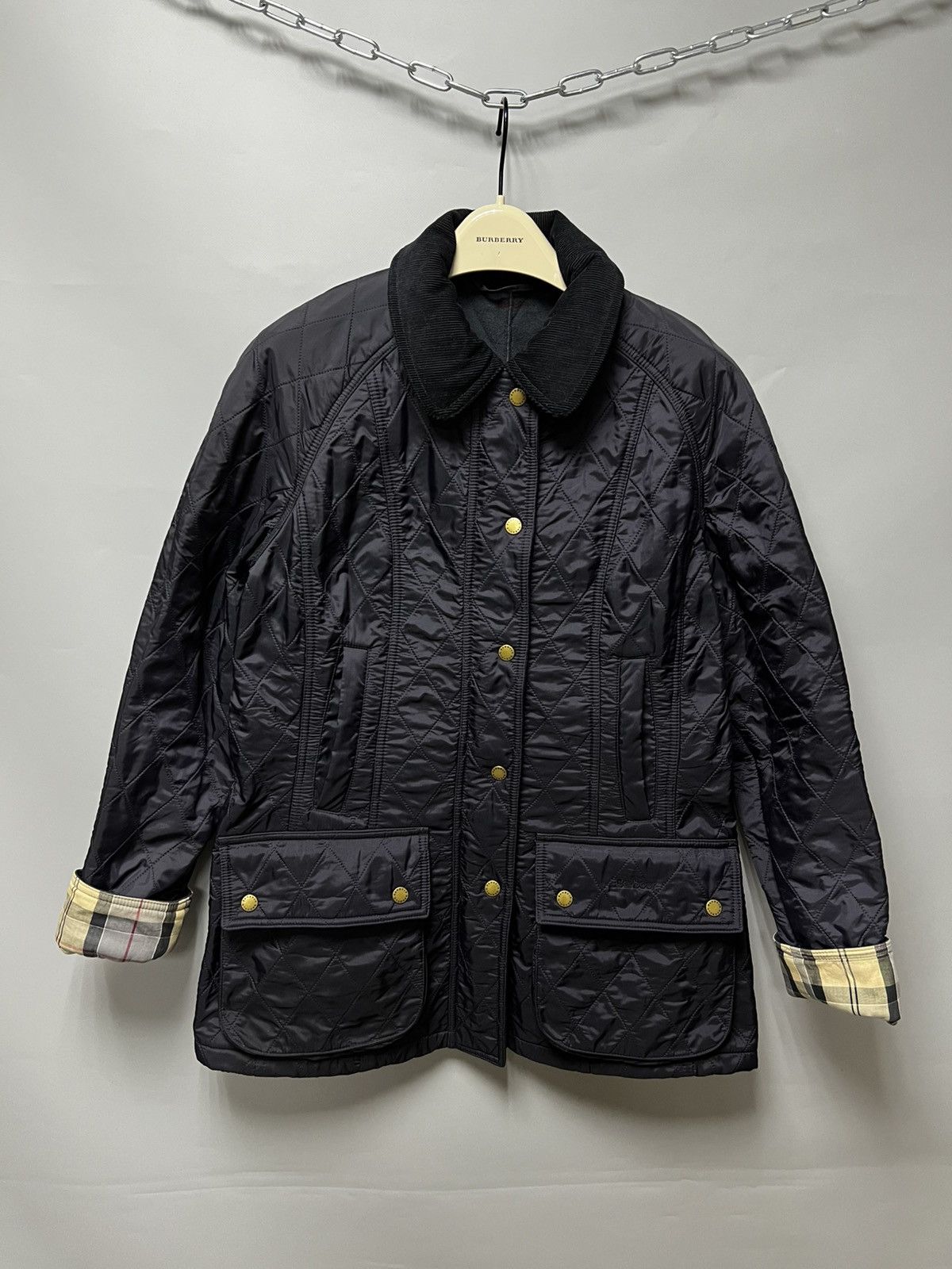 Barbour Womens Barbour Beadnell Polarquilt Quilted Jacket Navy Size M / US 6-8 / IT 42-44 - 1 Thumbnail