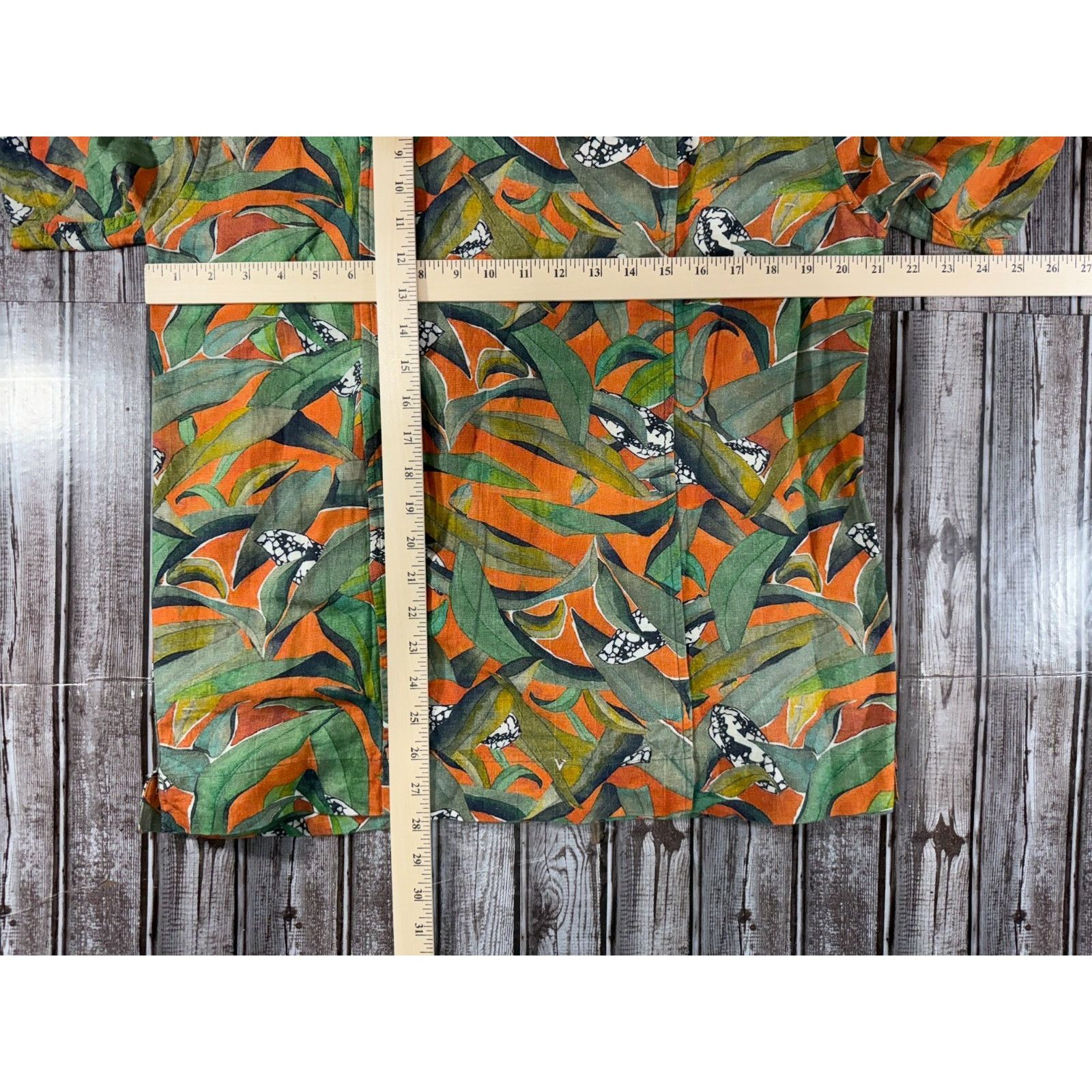 Corridor Corridor NYC linen blend graphic printed Dominica Summer Shi Size US S / EU 44-46 / 1 - 5 Thumbnail