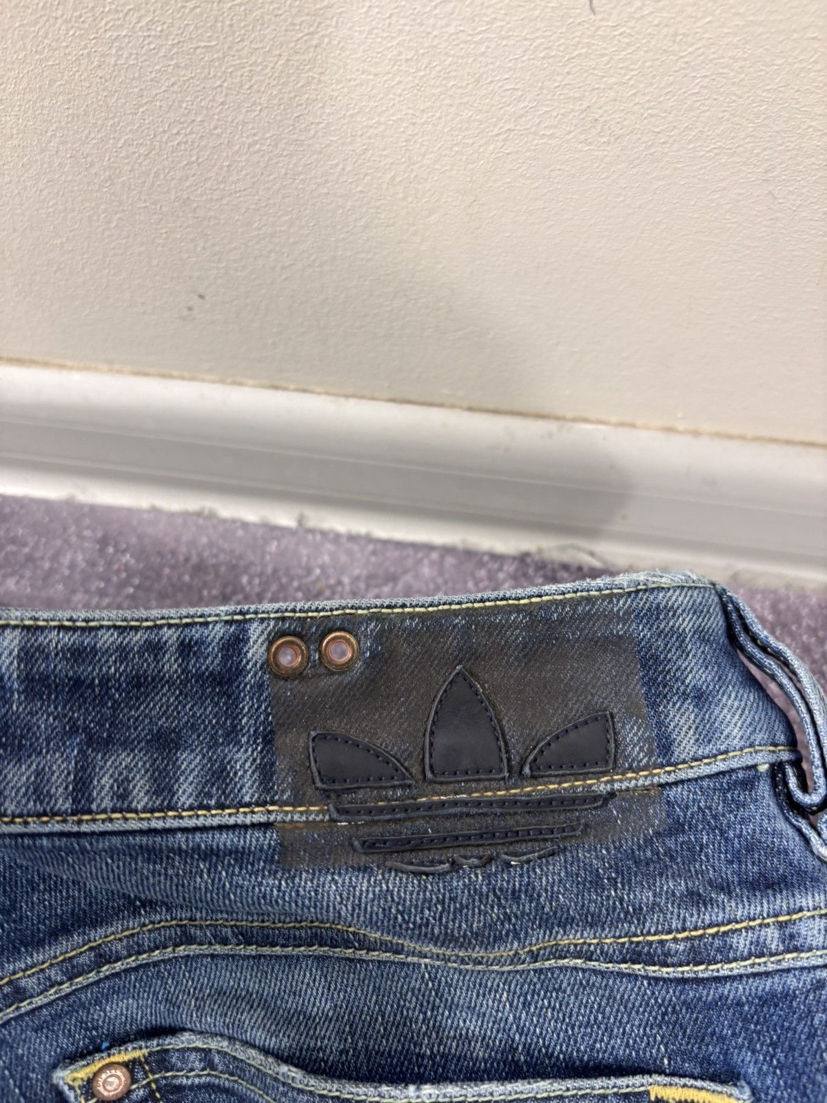 Adidas × Diesel Diesel X Adidas Sample F/W08 NWT Women’s Blue Denim Jeans Size 28" / US 6 / IT 42 - 23 Thumbnail