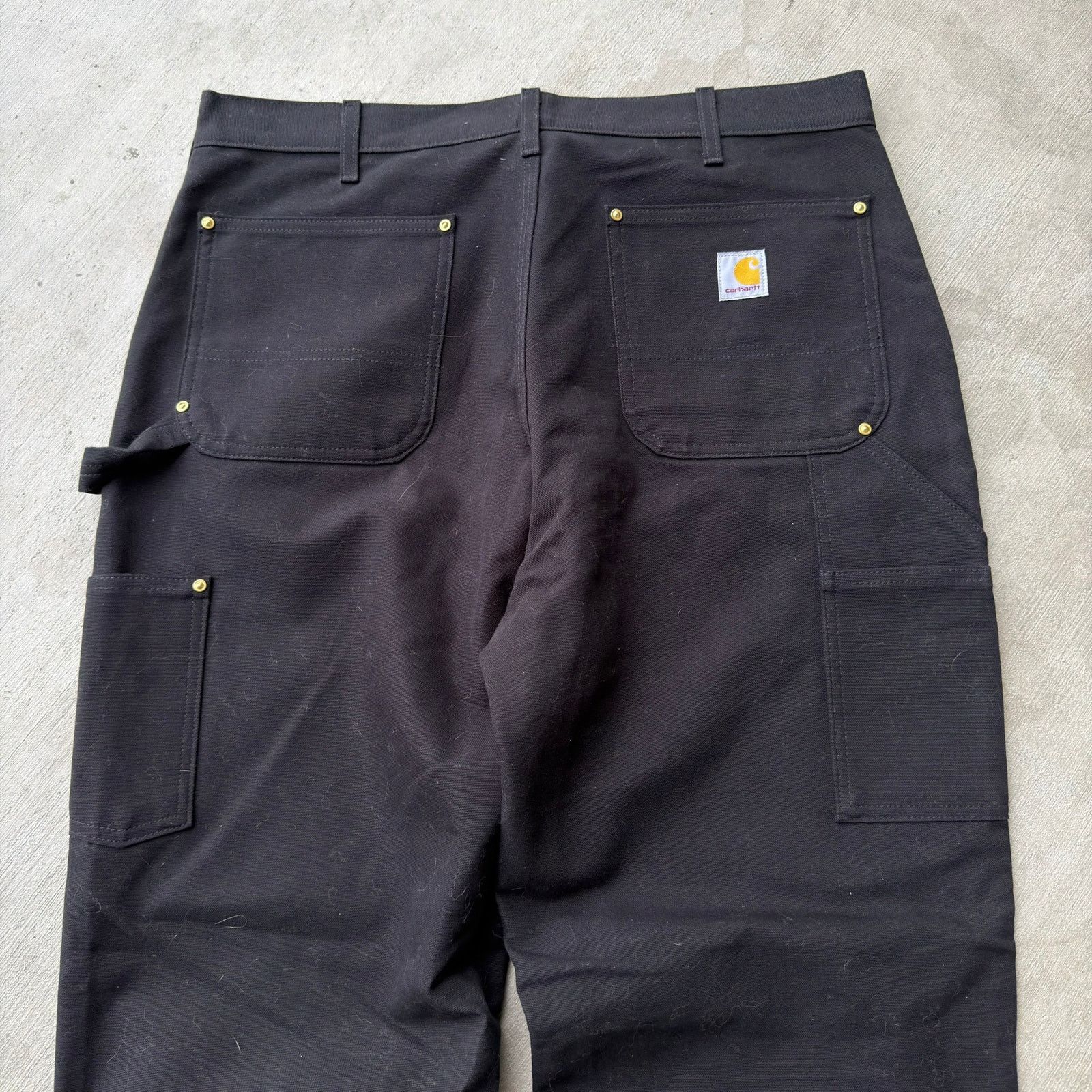 Carhartt × Vintage Carhartt black double knee work wear carpenter pants Size US 37 - 5 Thumbnail