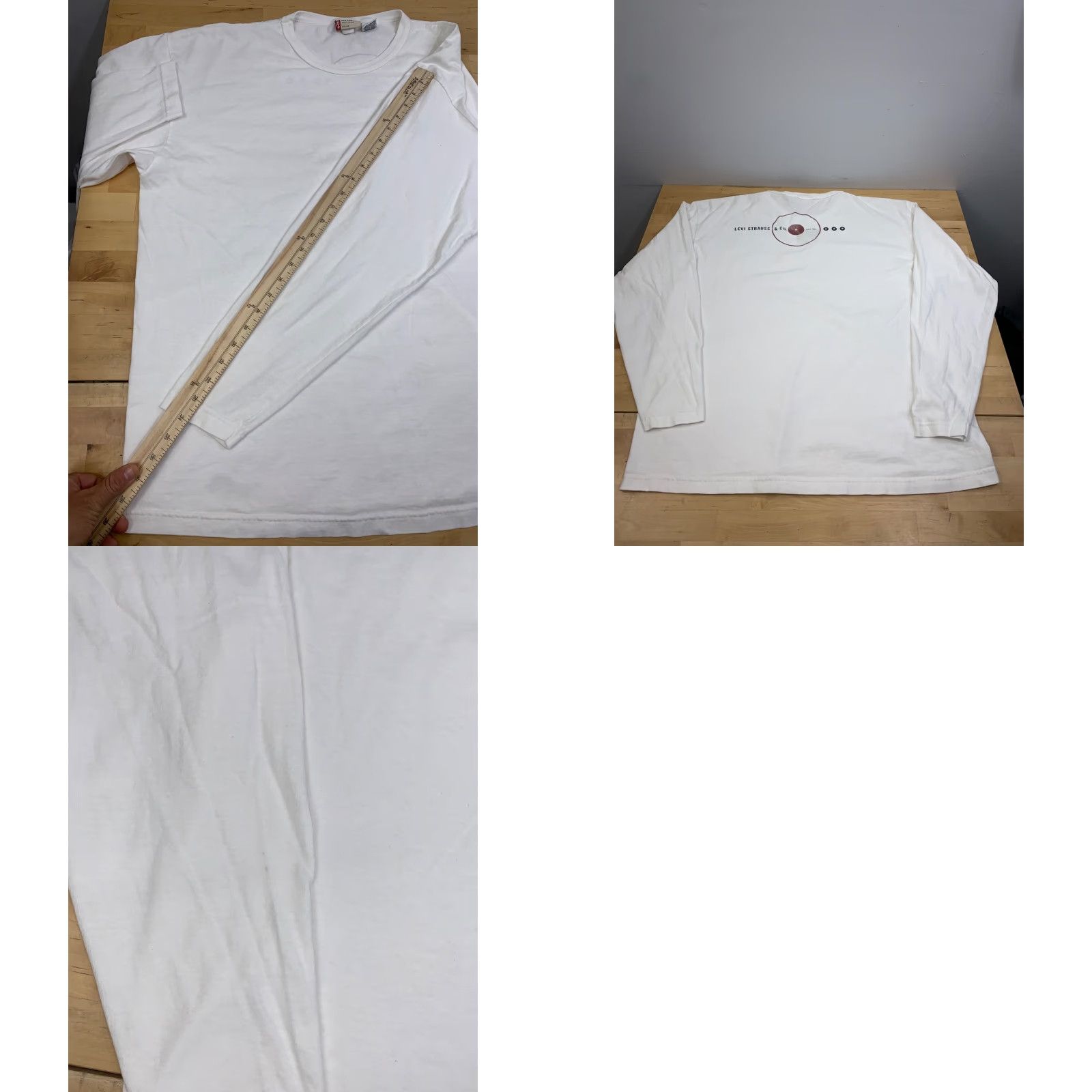 Levi's VINTAGE Levi's Shirt Mens XL White Button-Up Long Sleeve Casual USA 12179 Size US XL / EU 56 / 4 - 8 Thumbnail
