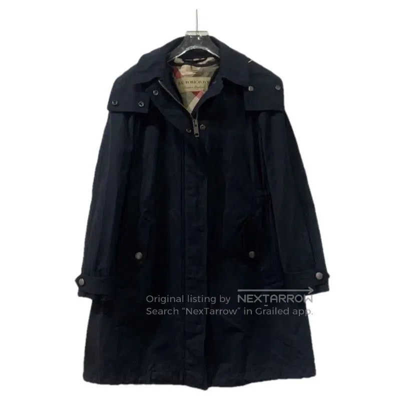 Burberry Black Cotton Women's Coat XXS.