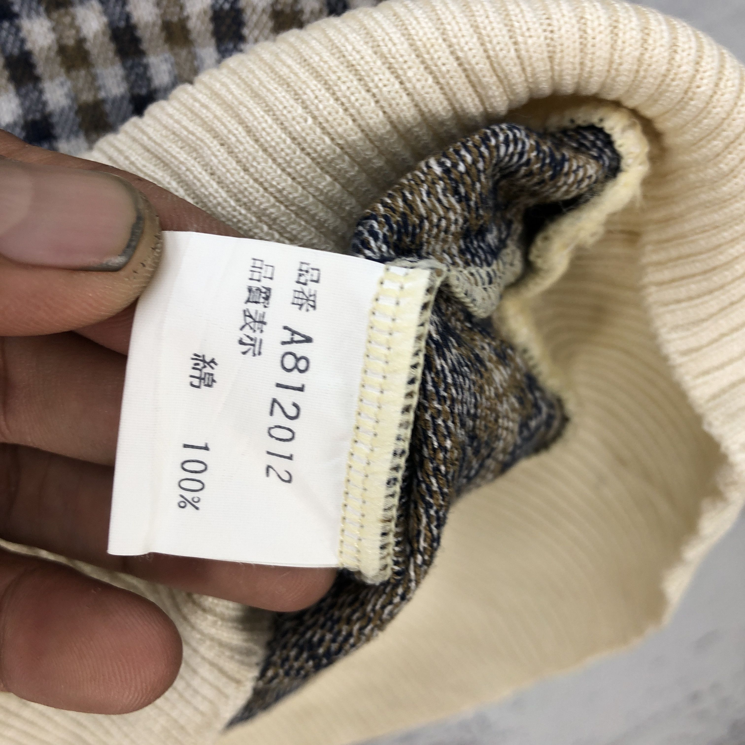 Aquascutum × Vintage Vintage 90s Aquascutum Sweater Aquascutum Sweatshirt Jumper Size US S / EU 44-46 / 1 - 6 Thumbnail