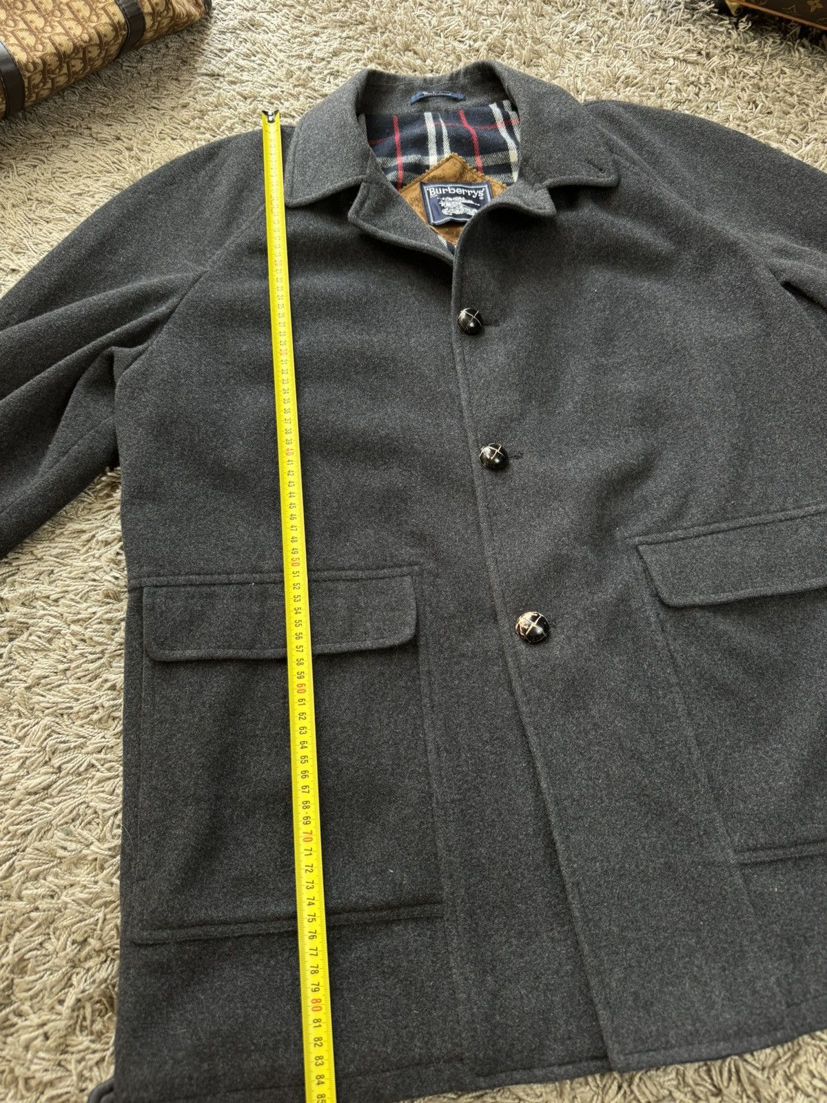 Burberry × Vintage Vintage wool jacket Burberry Nova Check original luxury item Size US XL / EU 56 / 4 - 6 Thumbnail